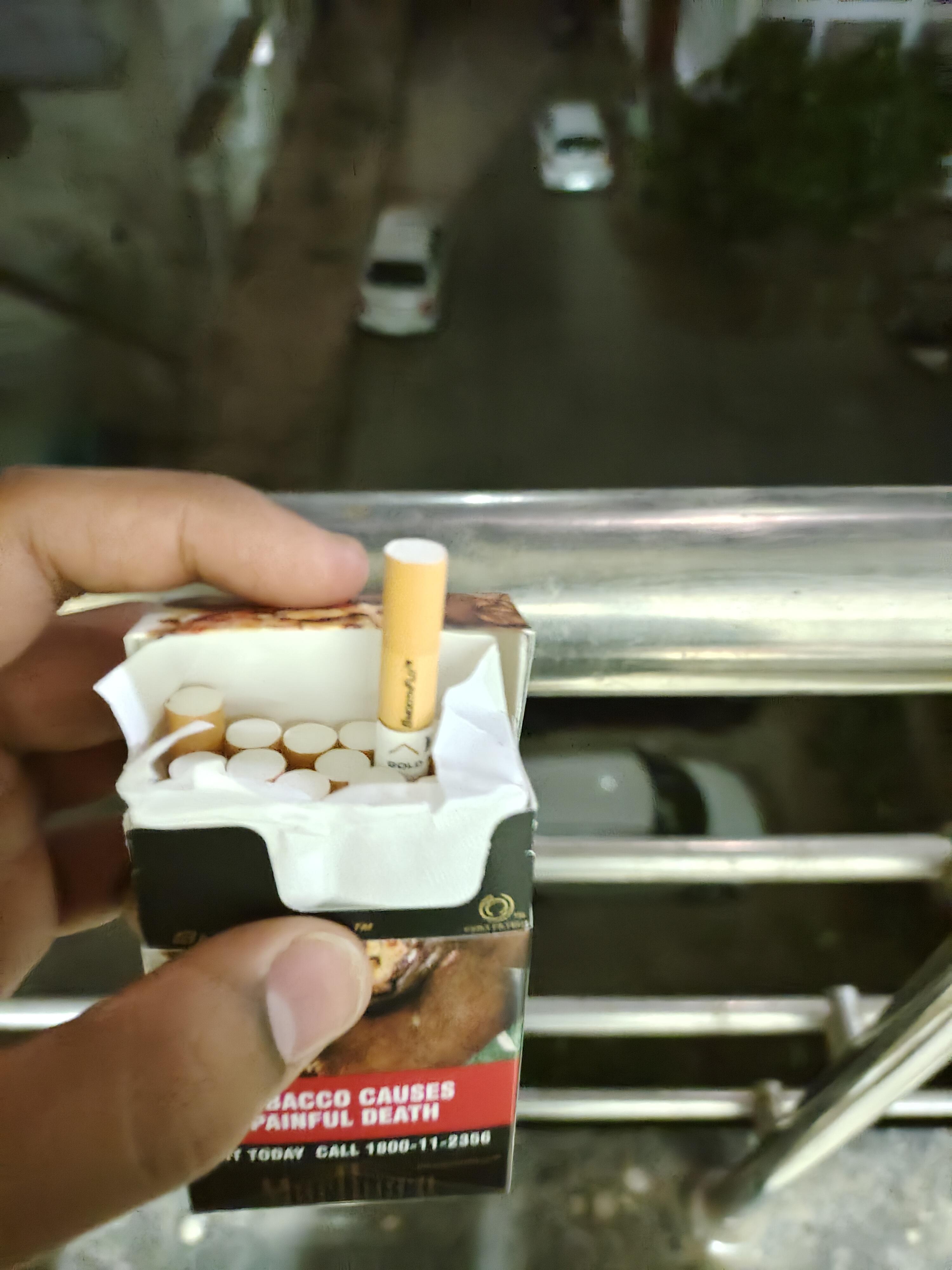 we only got like one good cigarette brand here in India... Marlboro