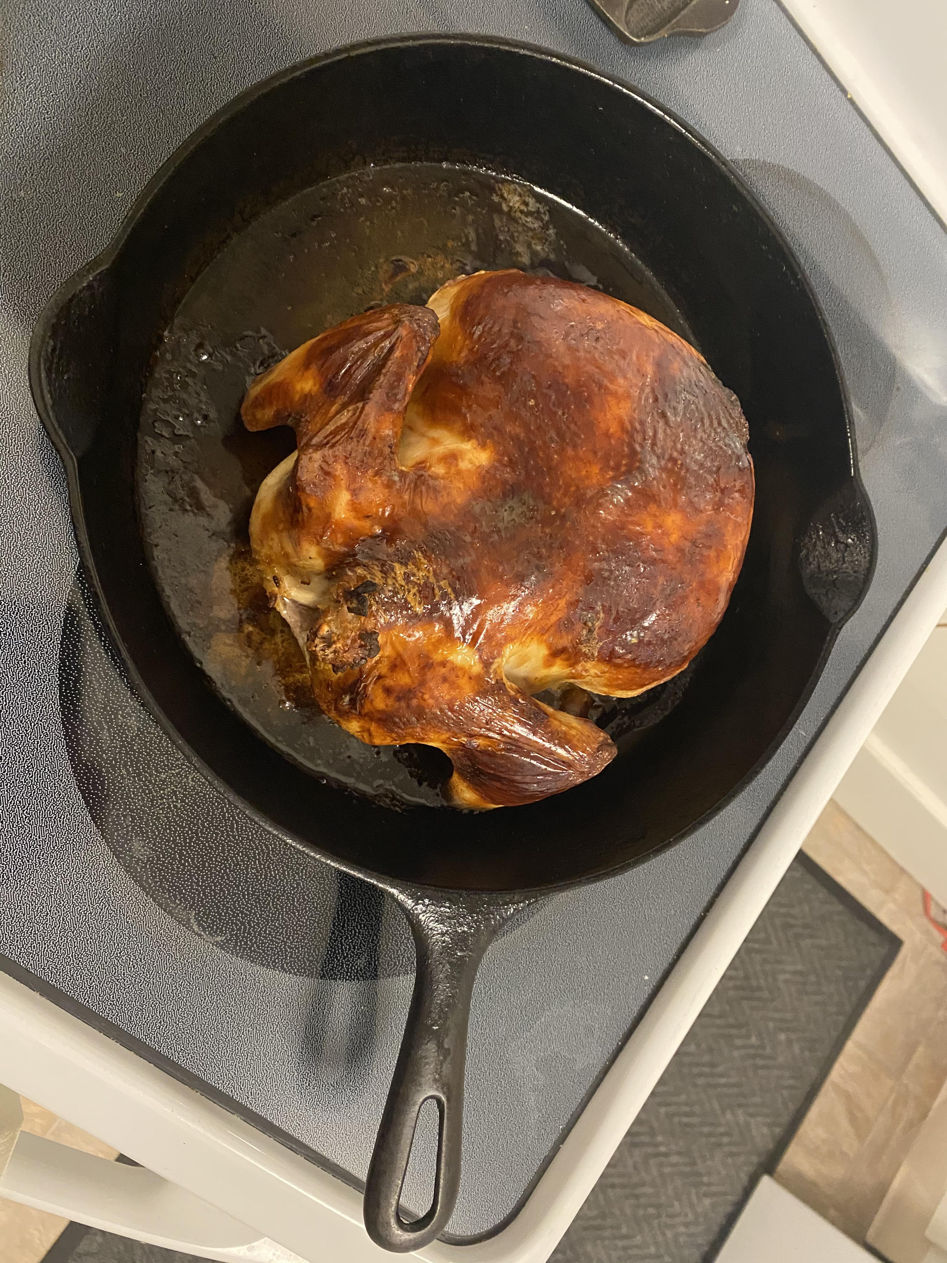 Buttermilk Roast Chicken from Salt, Fat, Acid, Heat r/castiron