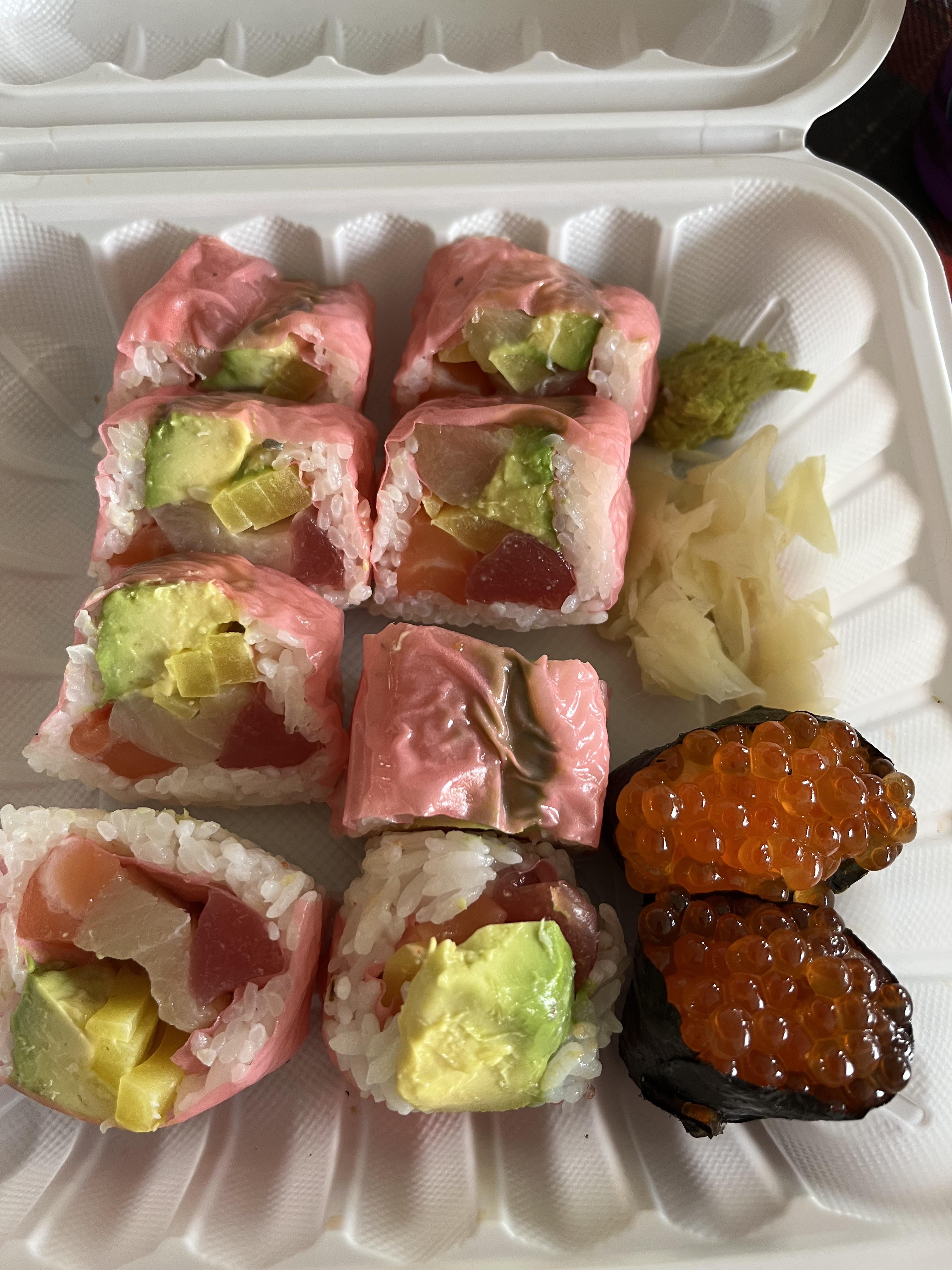 Pink Lady Roll and Ikura 🍣 r/sushi