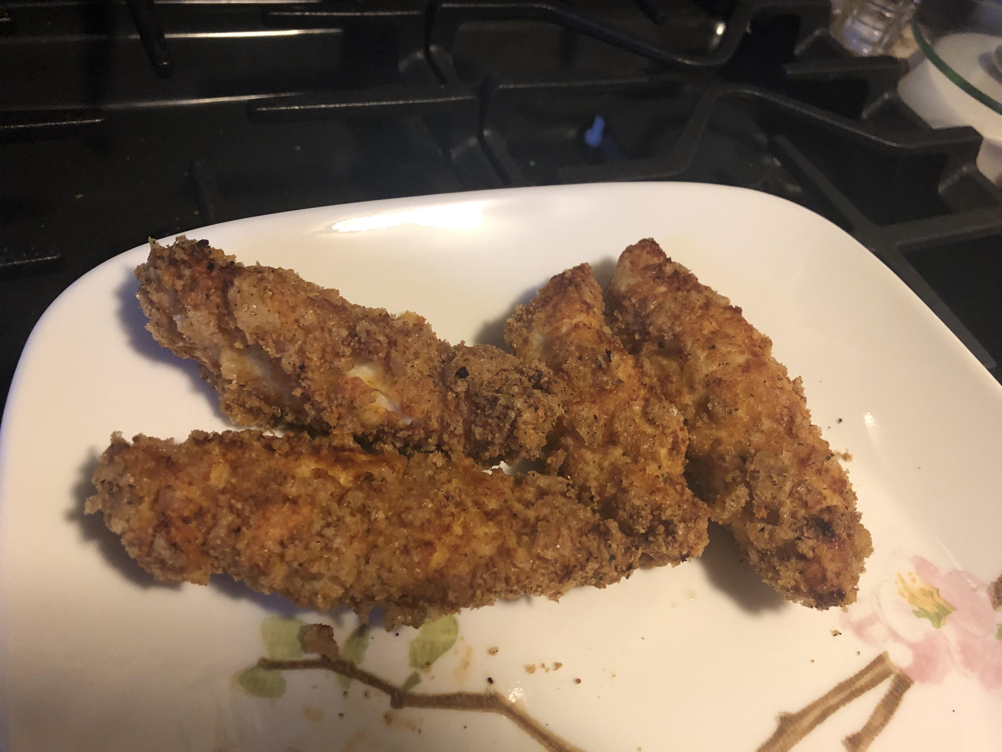 Keto chicken fingers in the air fryer! I think my best keto recipe yet