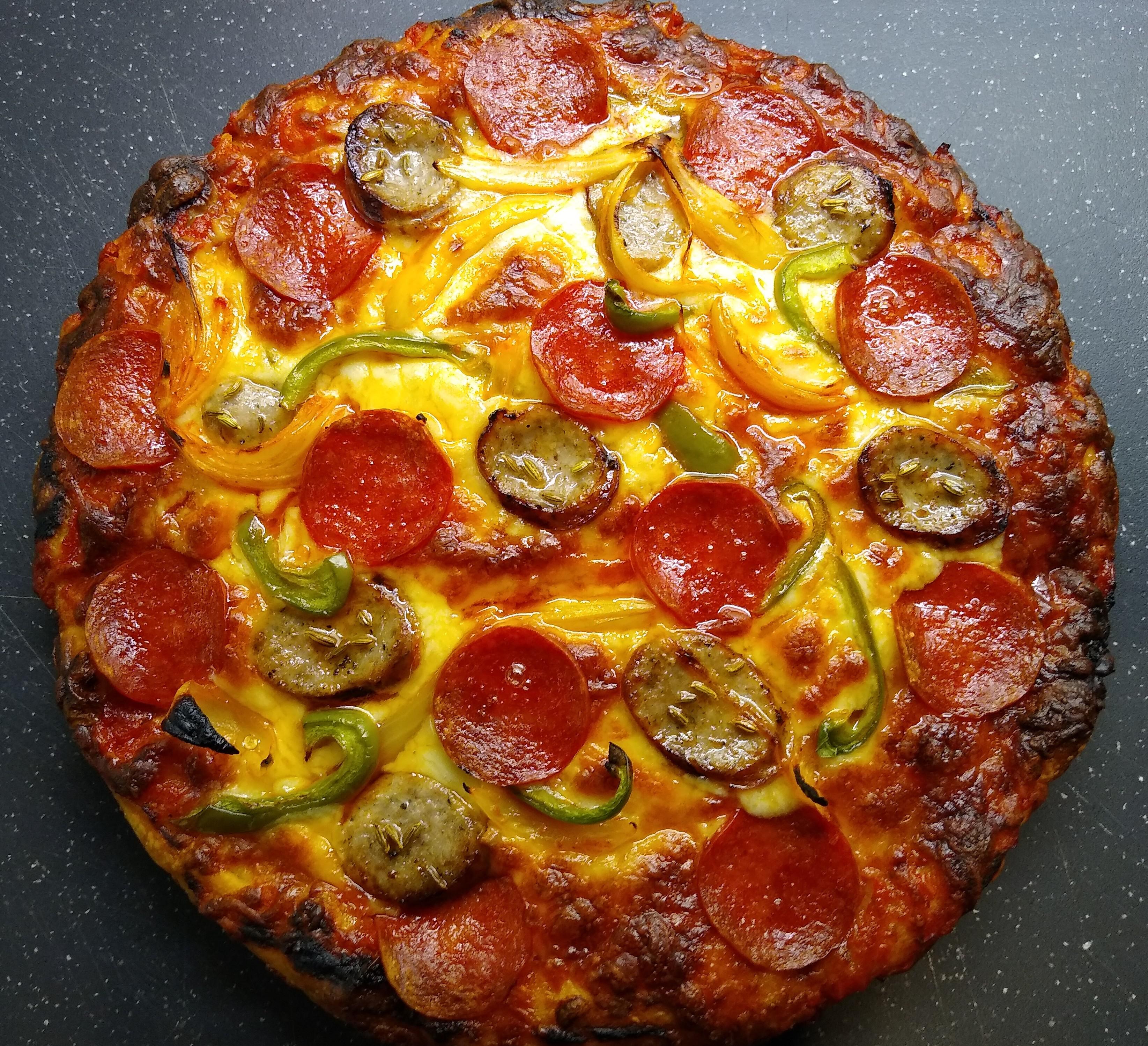Serious Eats "foolproof" pan pizza Pizza
