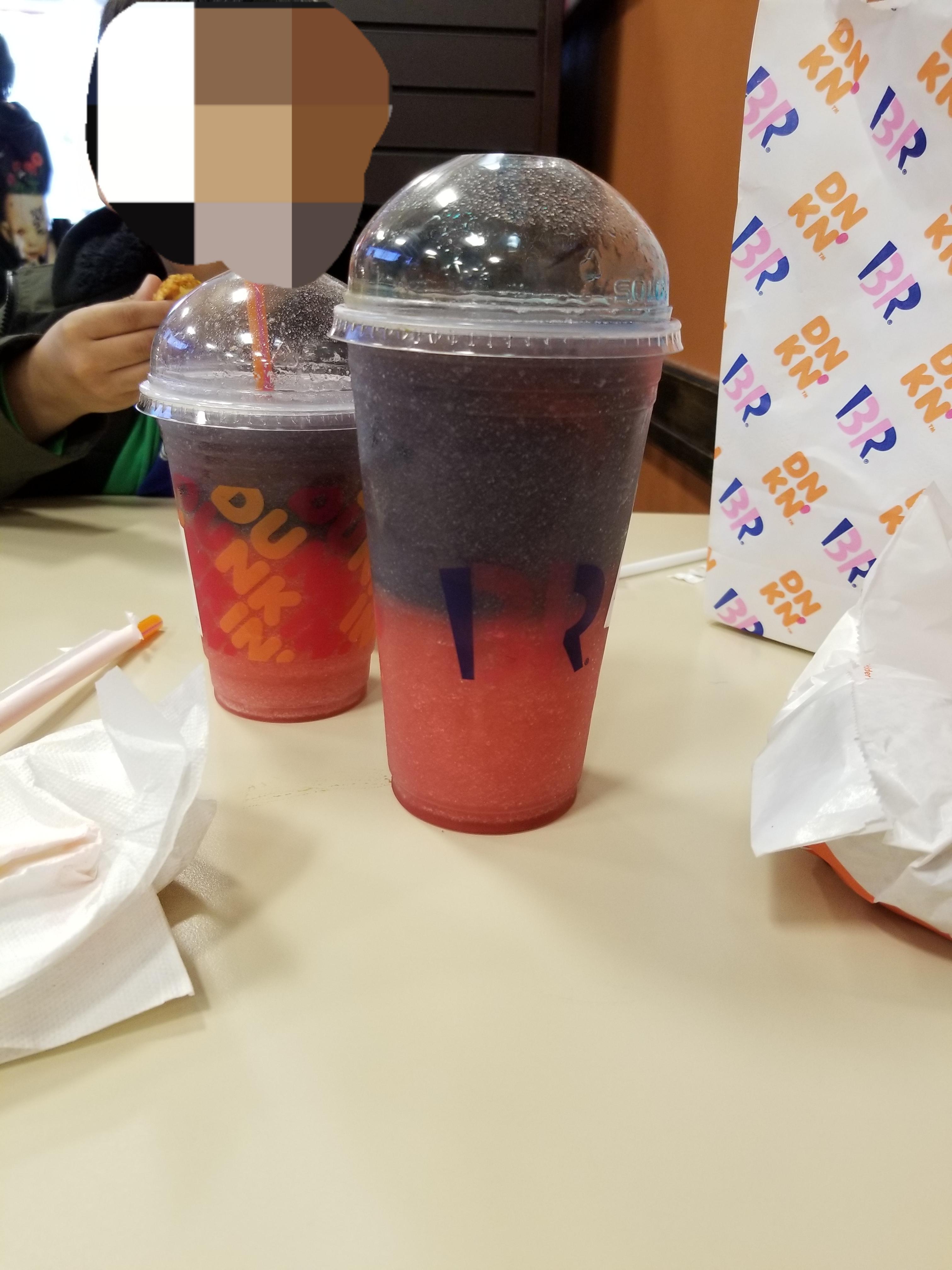 Cosmic Strawberry coolatta, tastes great but looks nothing like it