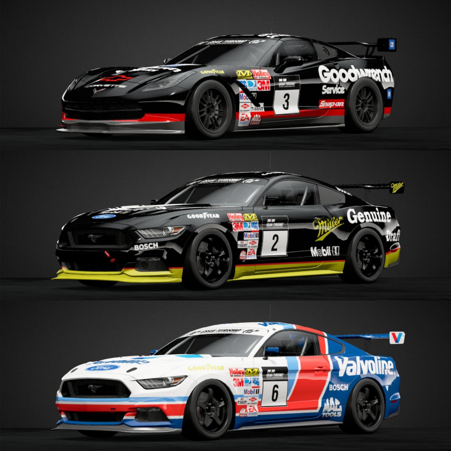 Since its NASCAR throwback week, here's 3 of my favourite liveries from