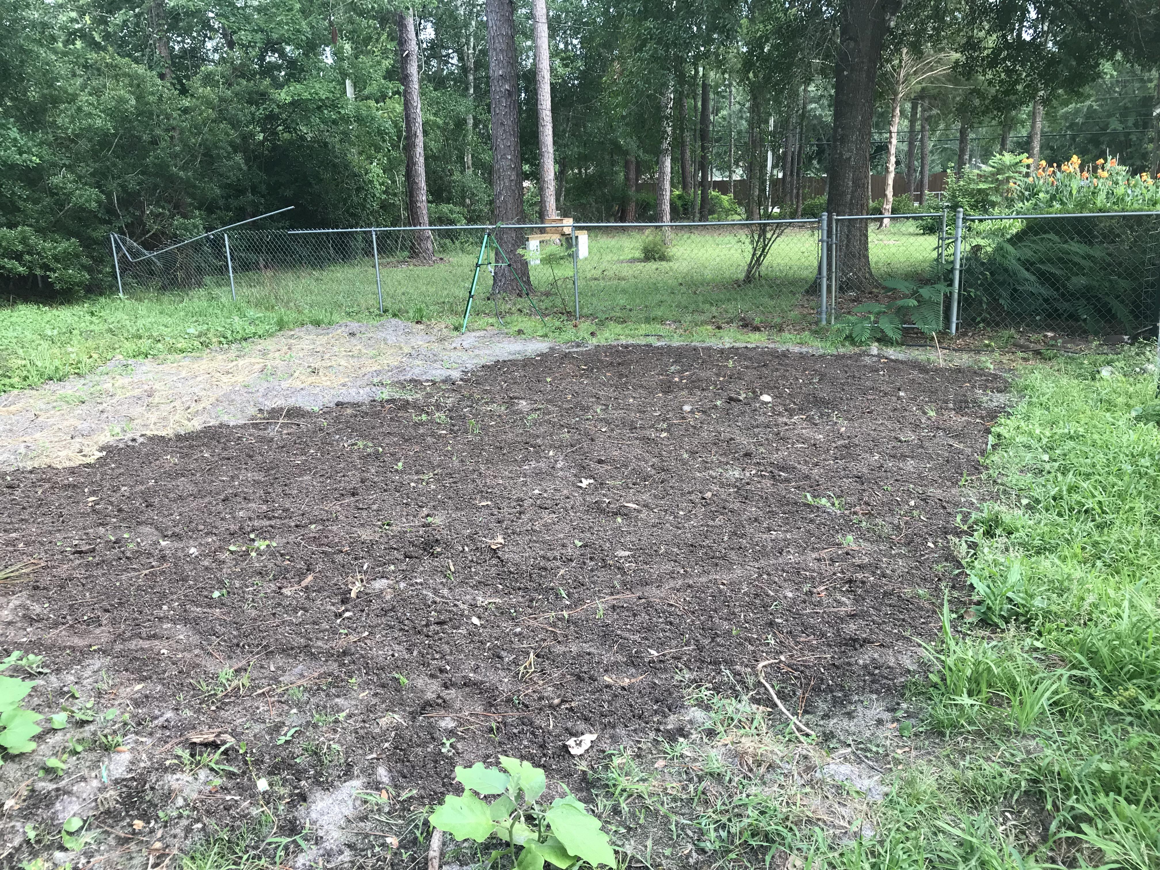 May just look like dirt , but it’s my dirt and in a few weeks it will