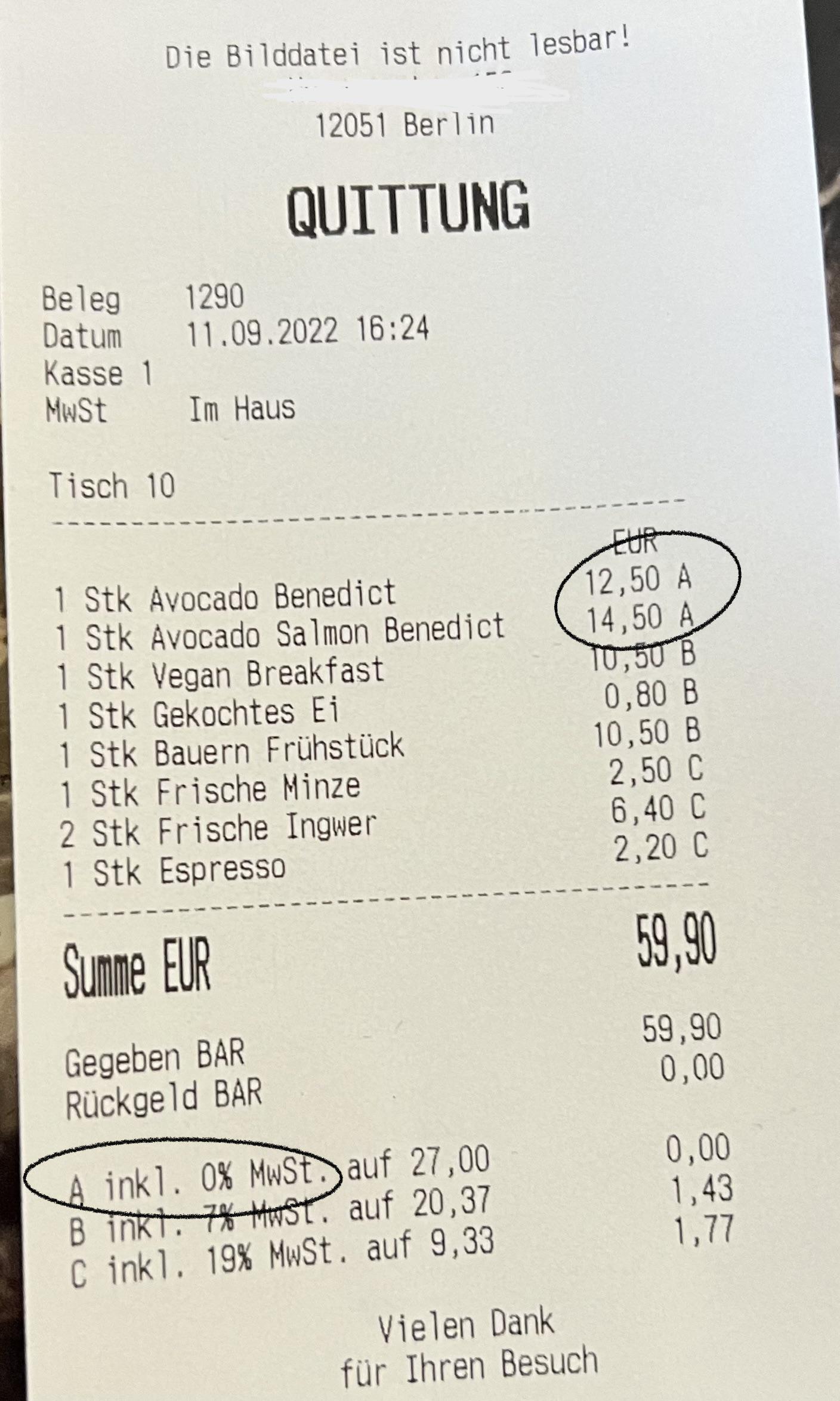 0 VAT in restaurants? r/berlin