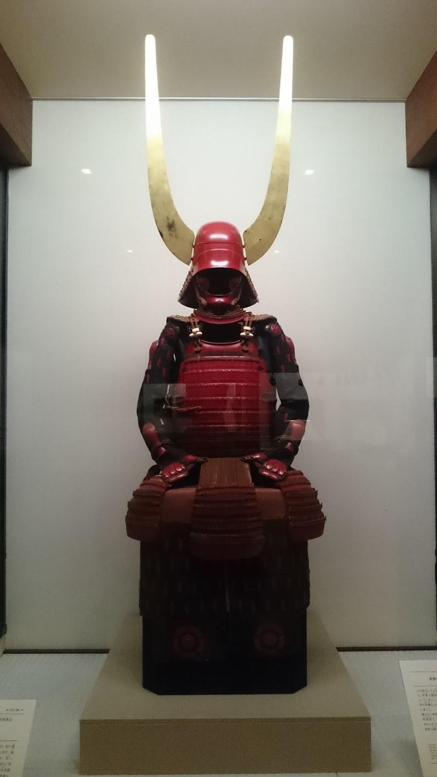 The actual Red Demon Armor of Ii Naomasa Nioh