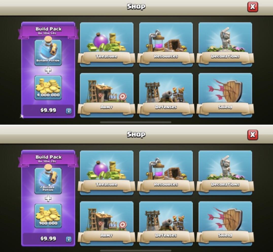 [MISC] Apparently 1 builder potion is worth 3.1 mil gold r/ClashOfClans