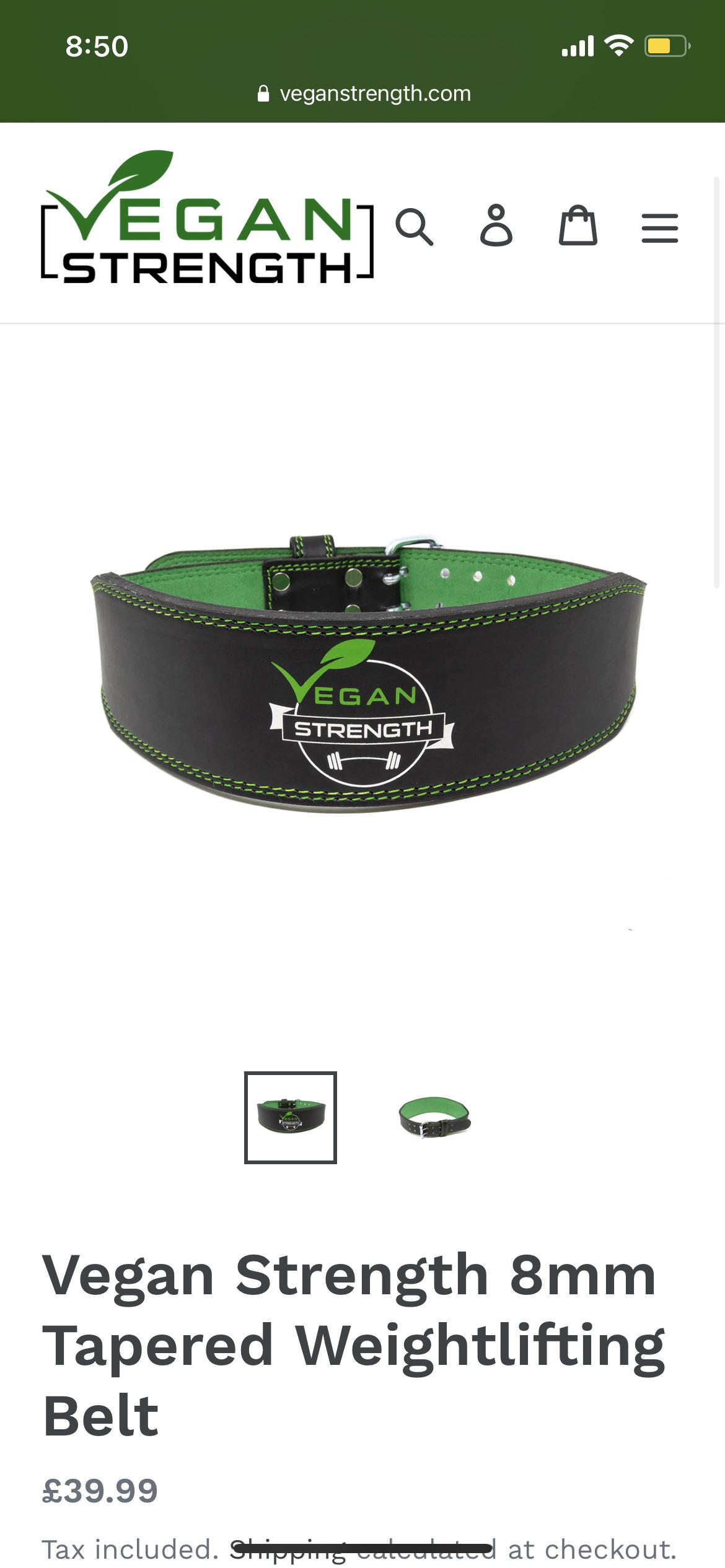 Anyone have any experience with Vegan Strength weightlifting belts? Pls