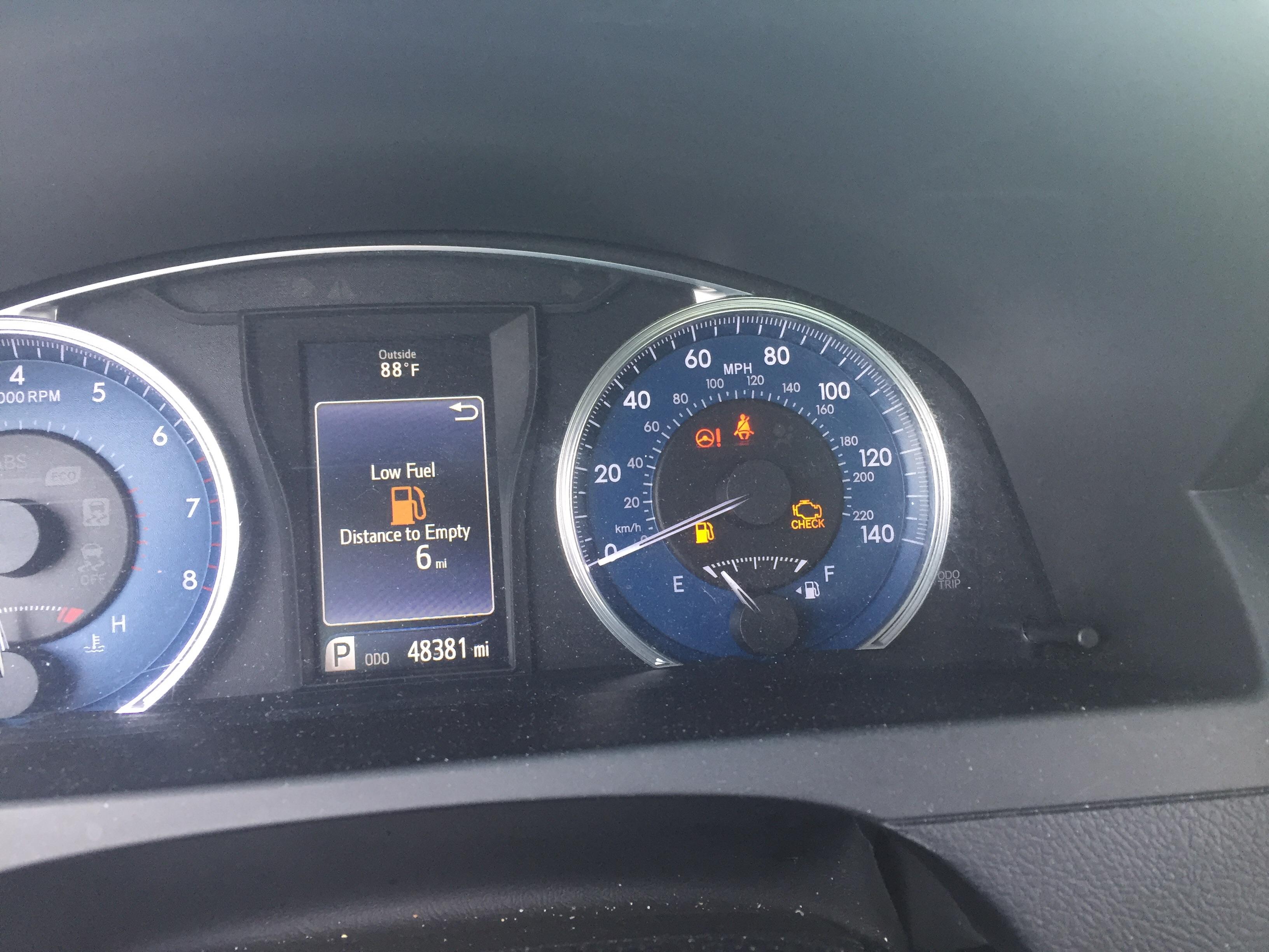 Quick question. Why do people bring their cars in with the gas light on