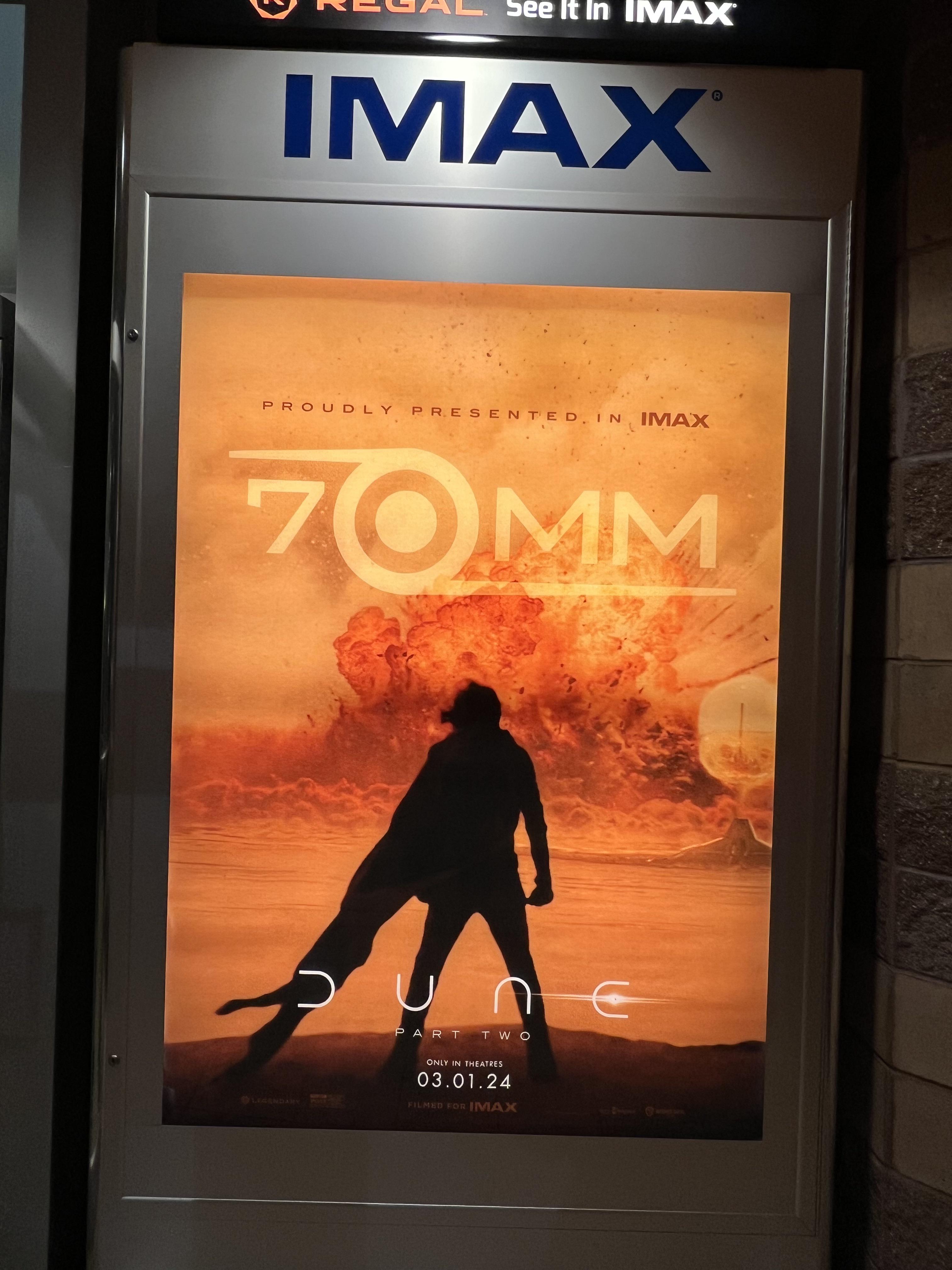 here at king of prussia r/imax