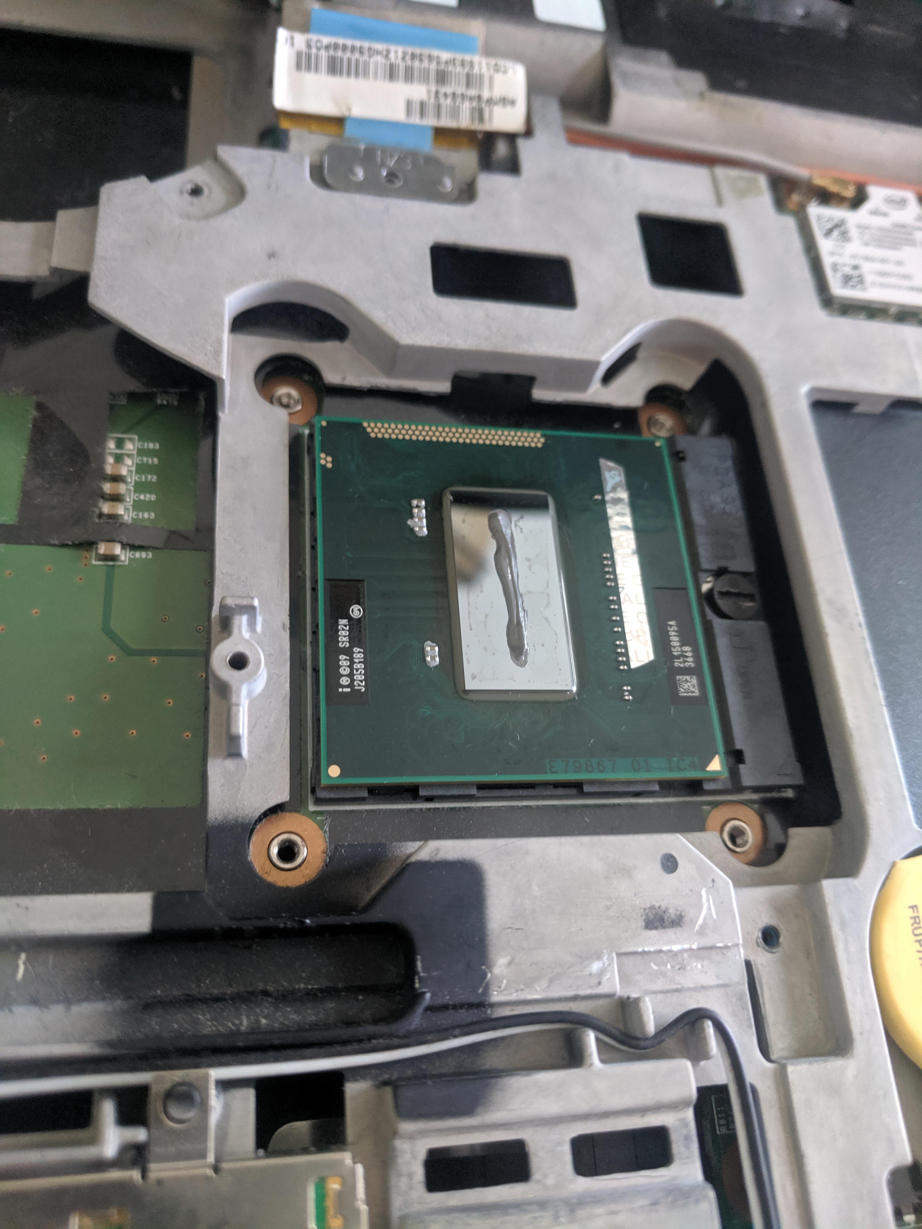 Is this an okay amount of thermal paste? laptops