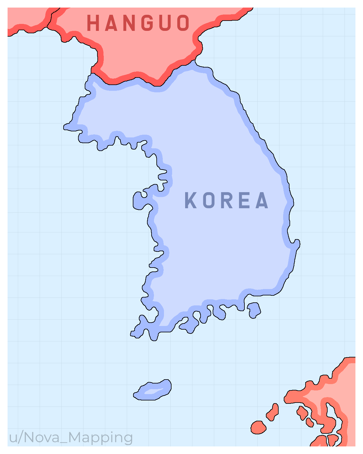 The Second Korean War r/imaginarymaps