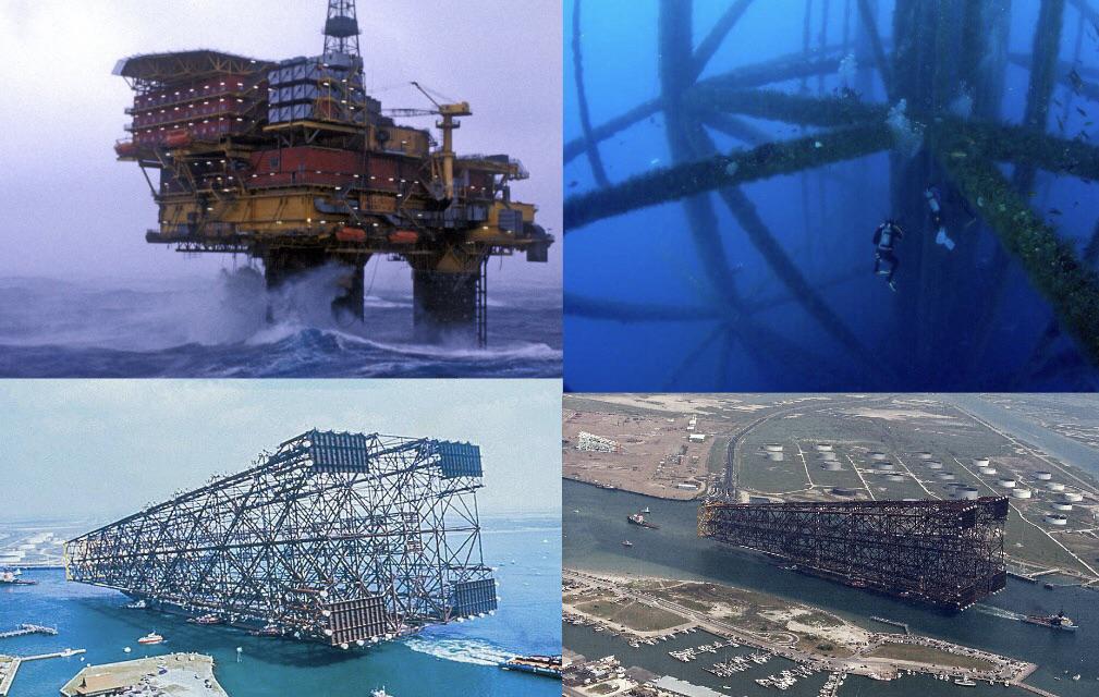 The true size of some oil rigs r/oddlyterrifying