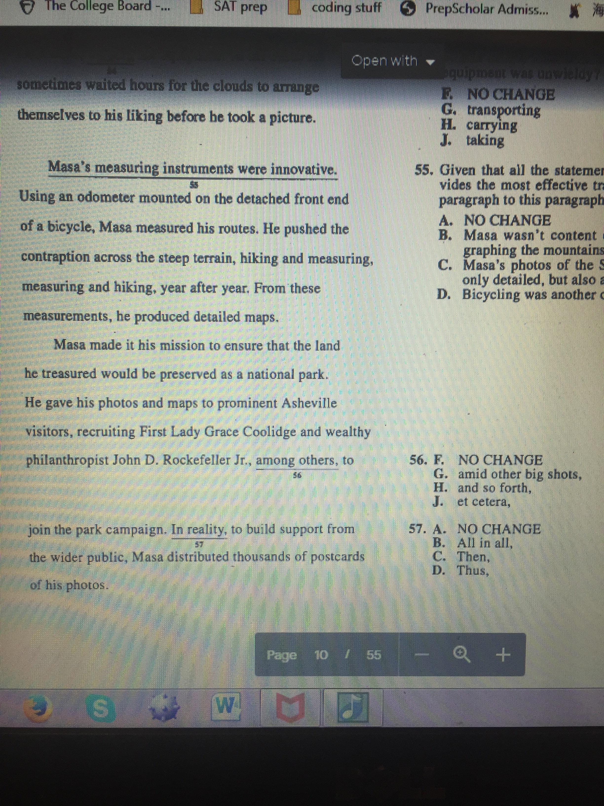 When should I use “et cetera”? 56 Answer is A r/ACT