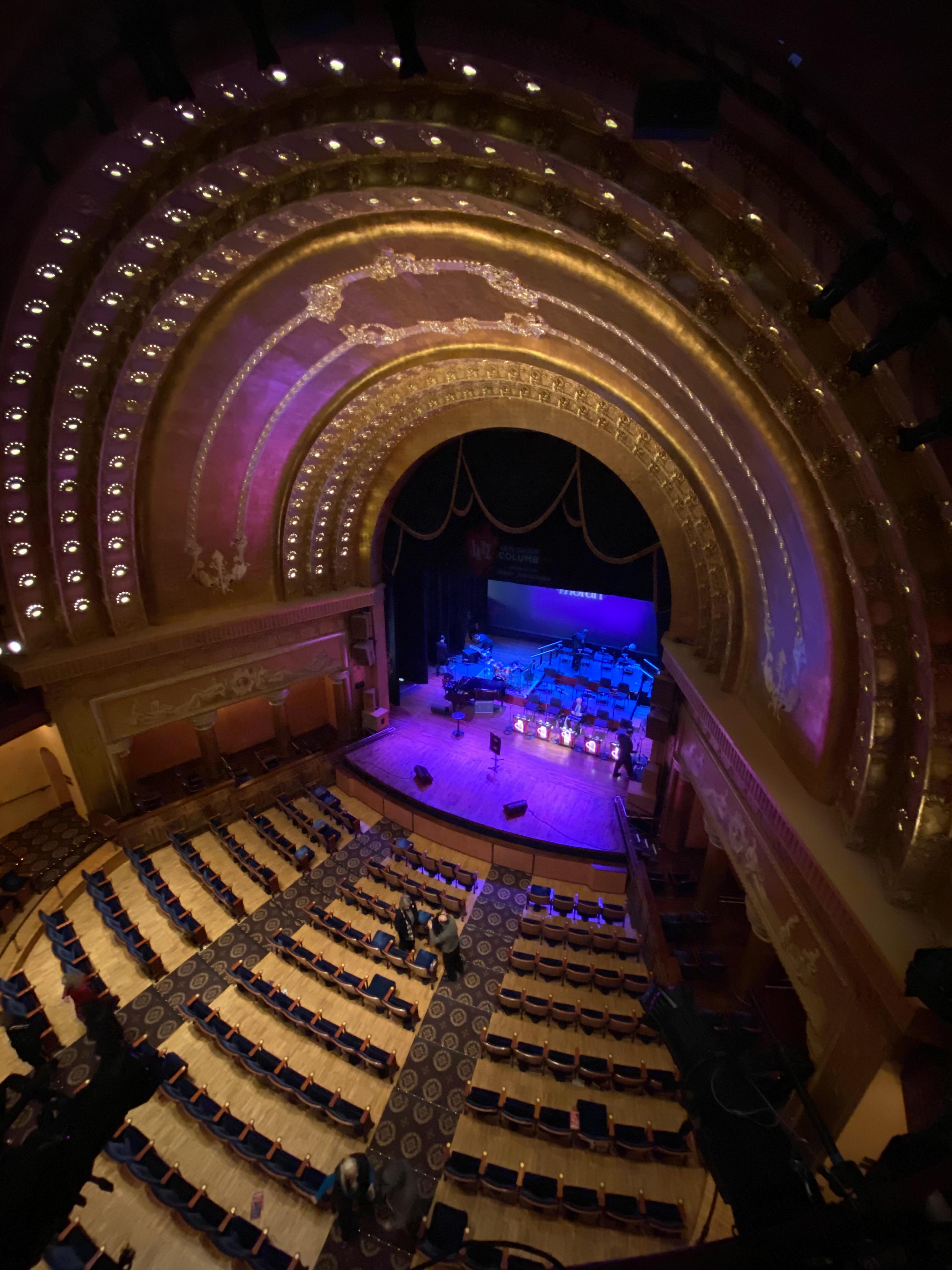 Southern theatre for some jazz. Bria skongberg. Not a bad seat in the