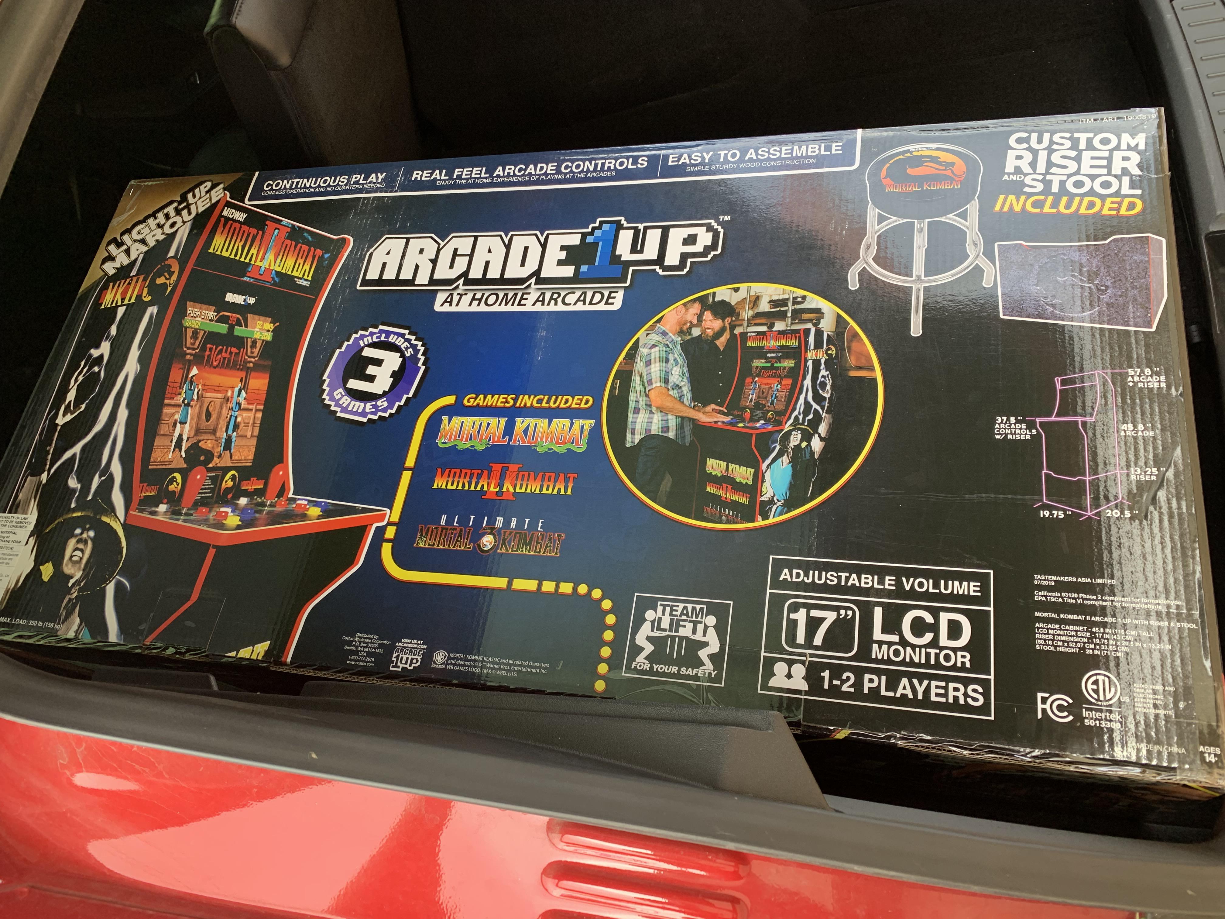 Woohoo! I just got the new Mortal Kombat arcade from Costco with the