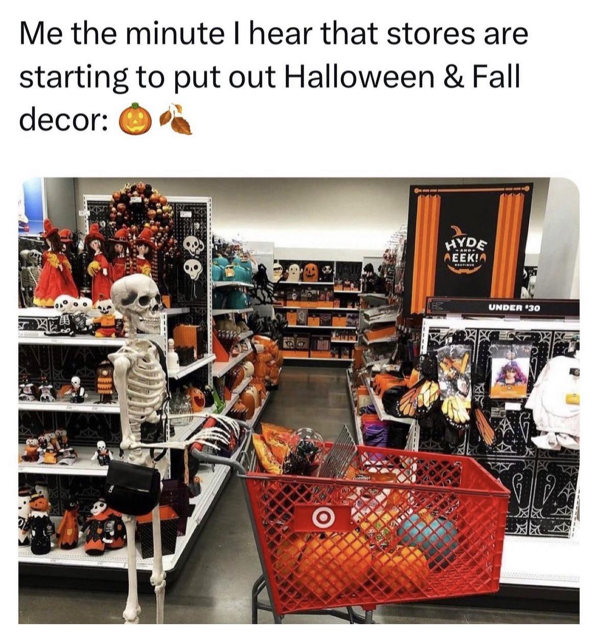 IMO it’s never too early to start shopping for spooky season! r/halloween