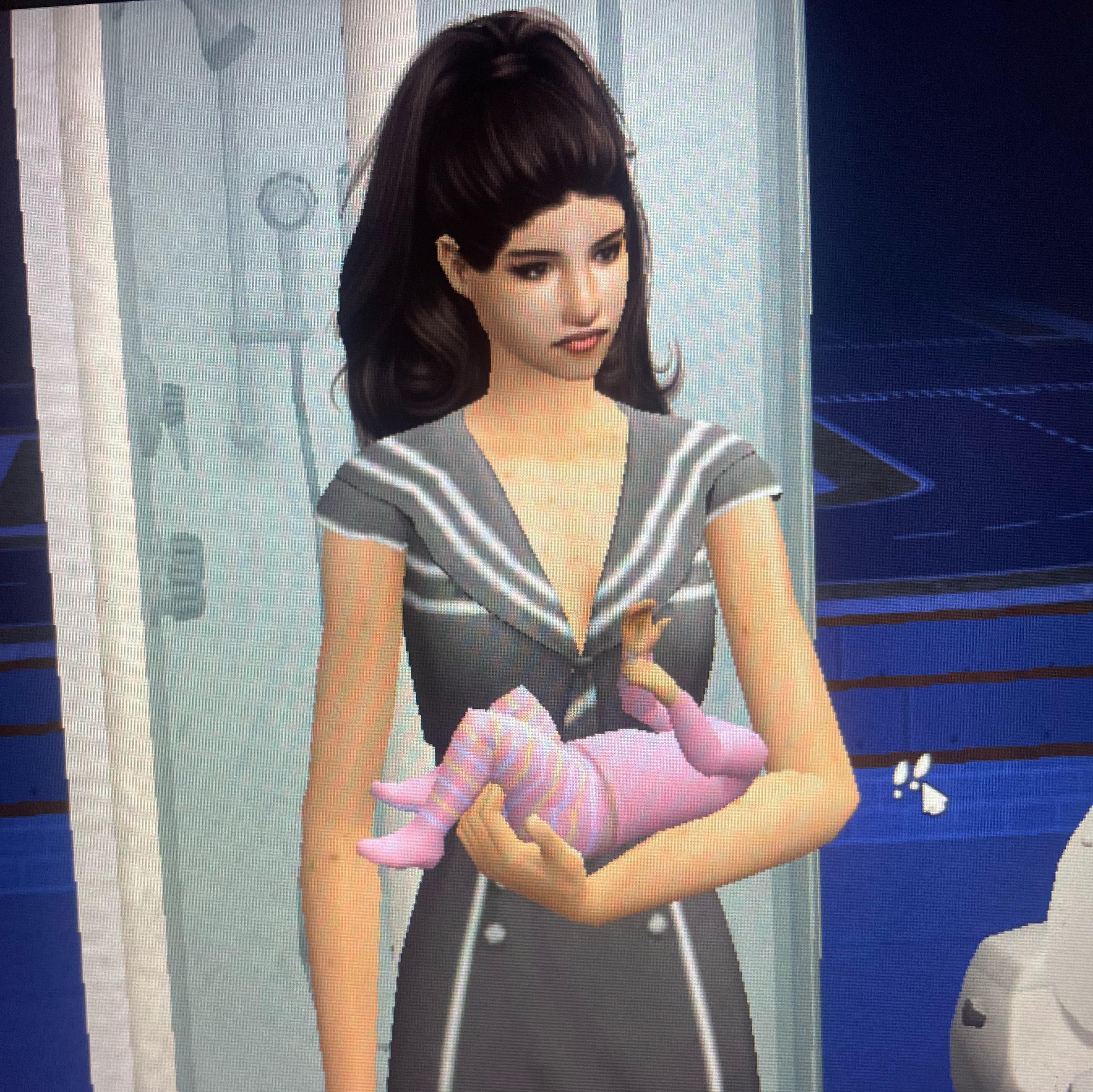 my sim just gave birth to a headless baby. Does anyone know how to fix