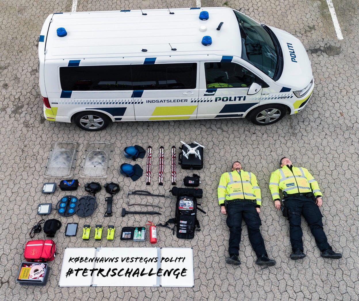 The contents of a Danish police car r/pics