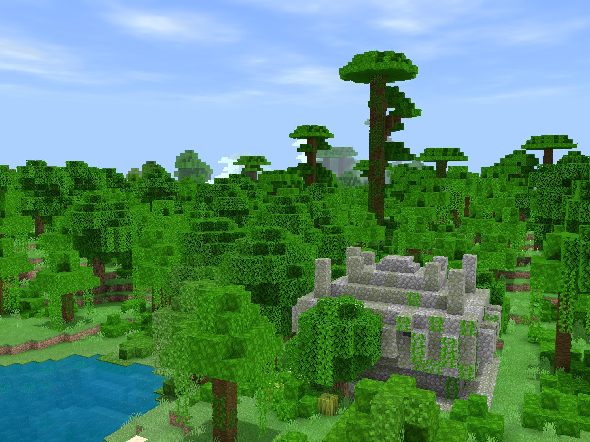 Jungle Spawn, Bamboo Forest, 2 Temples Seed is 2127133635 r
