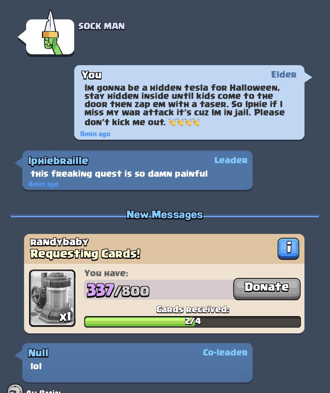 Hidden Tesla Halloween Costume Suggestion r/ClashRoyale