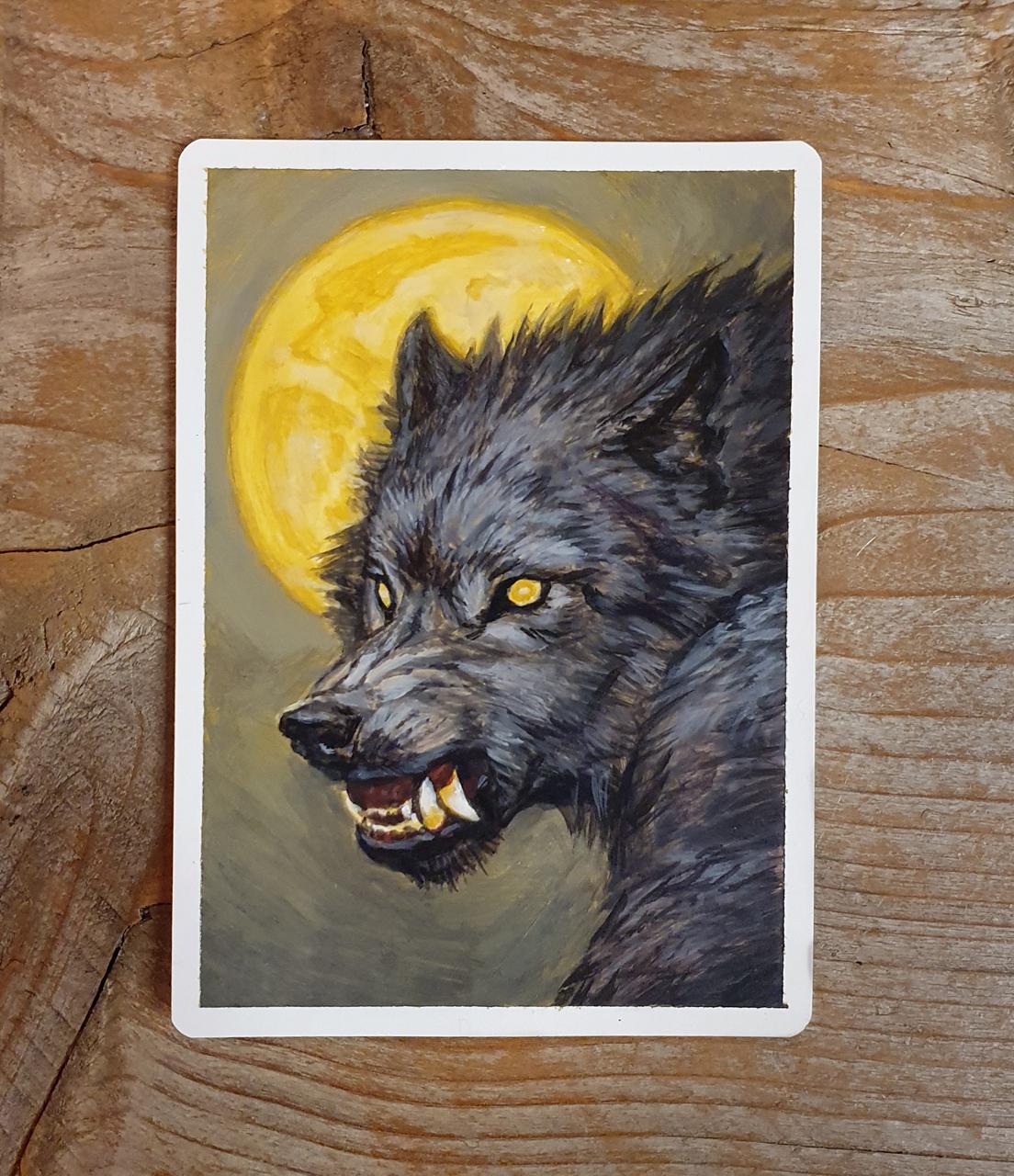 Artist Proof painting Patriarch’s Bidding r/magicTCG