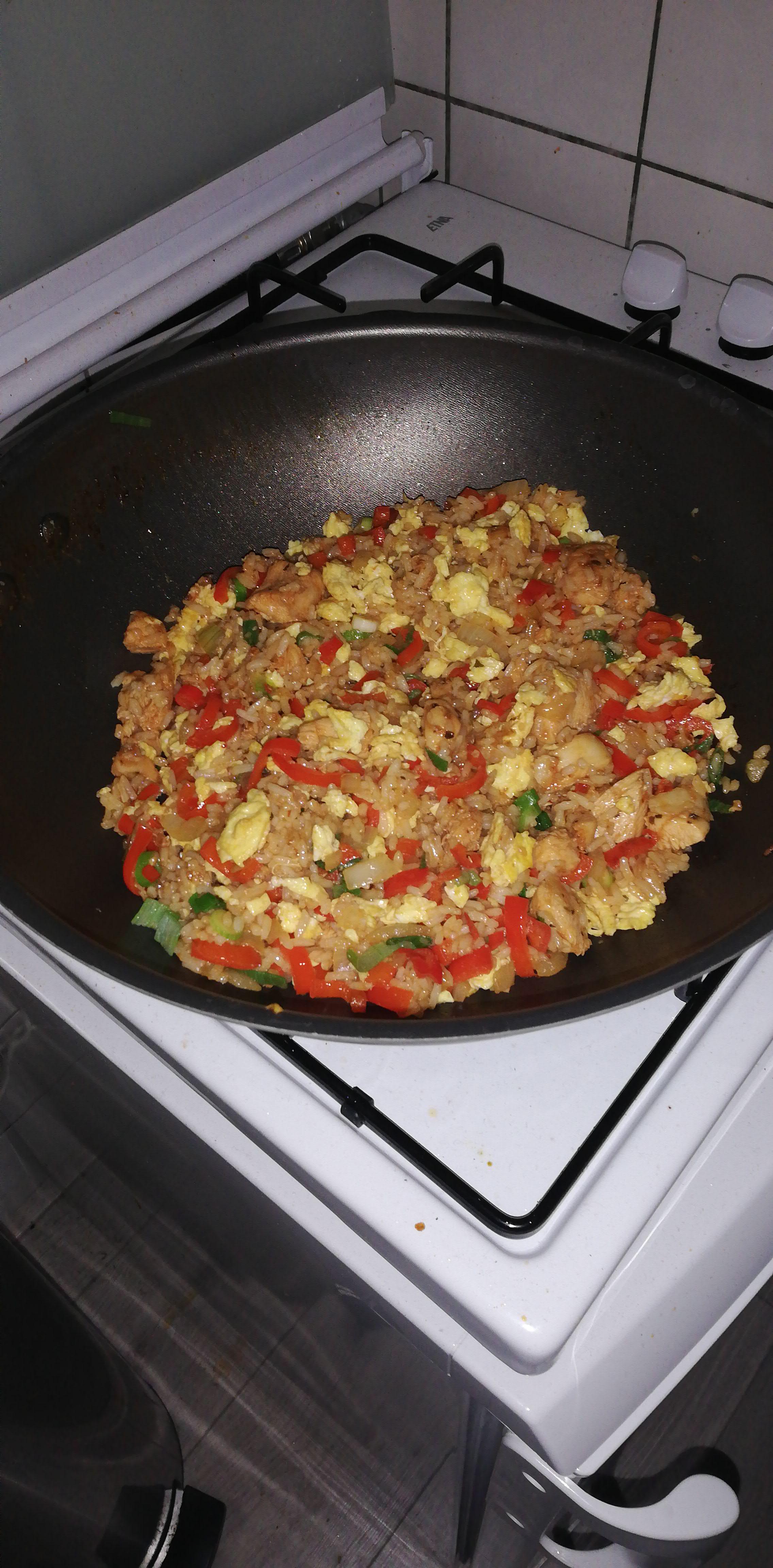 First time making egg fried rice. Definitely gonna make this a 1000