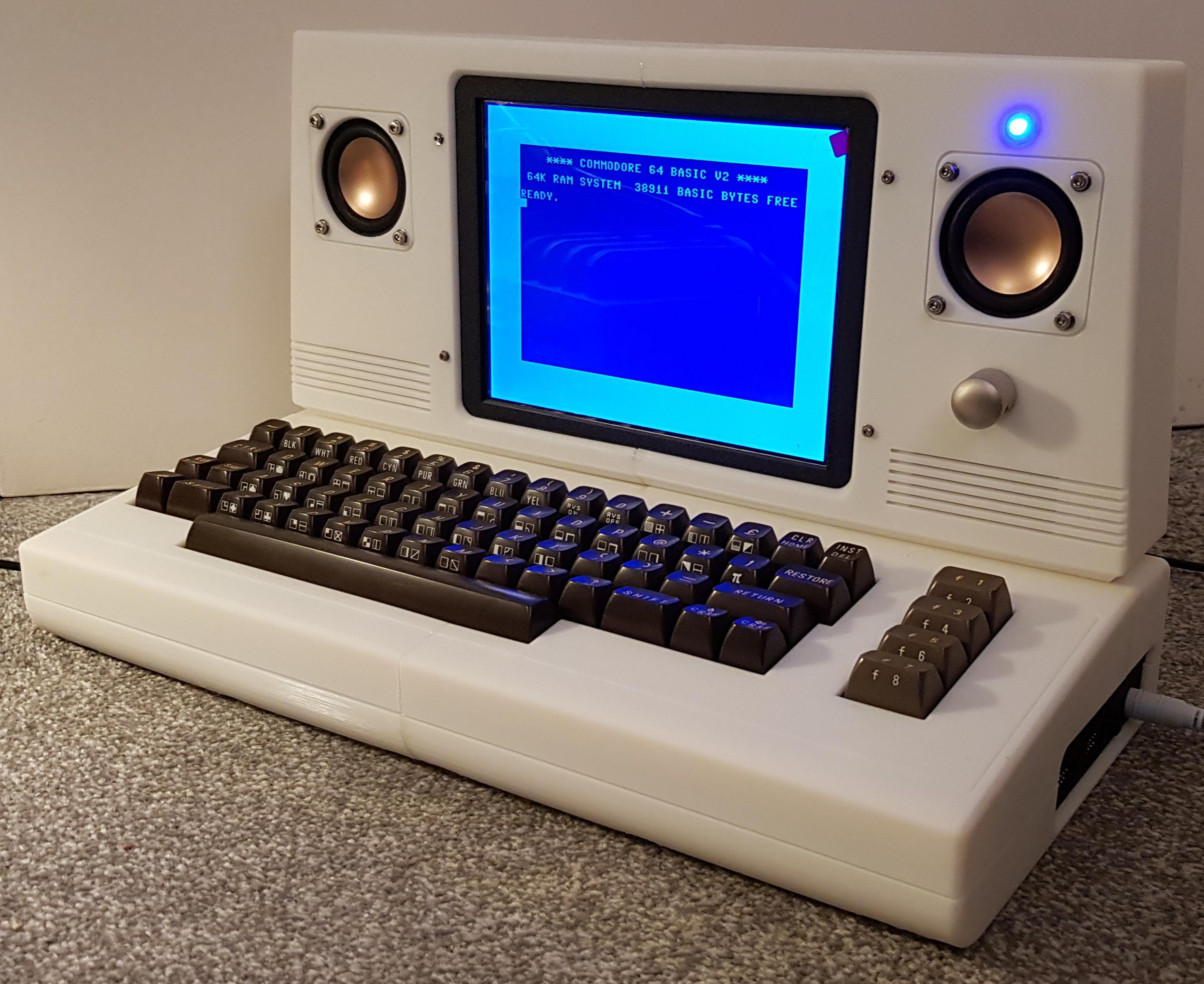 My custom 3D printed Ultimate 64 all-in-one : r/c64