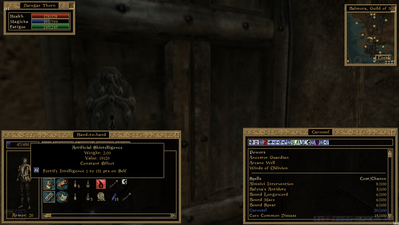 Morrowind restore fatigue spell vicagreatest