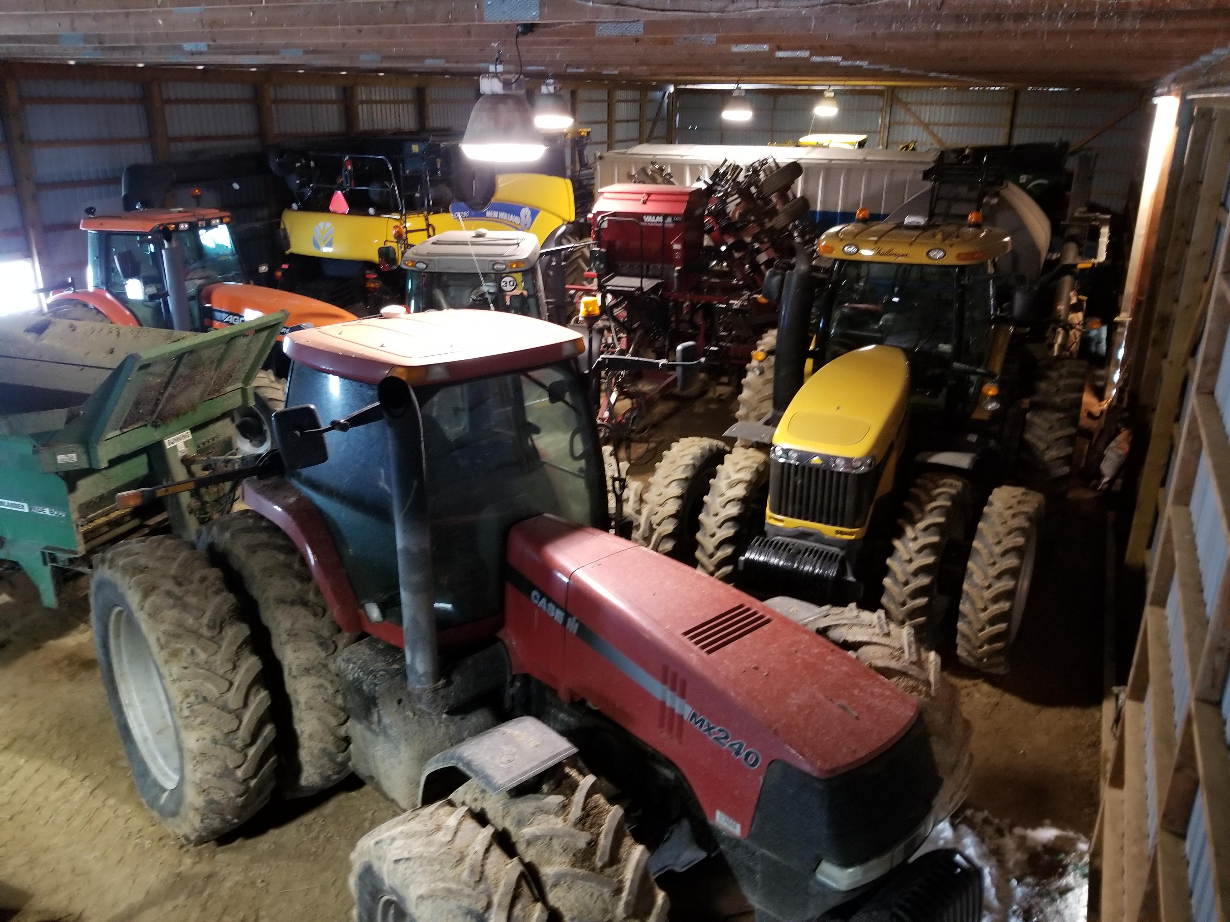 Winter storage r/tractors