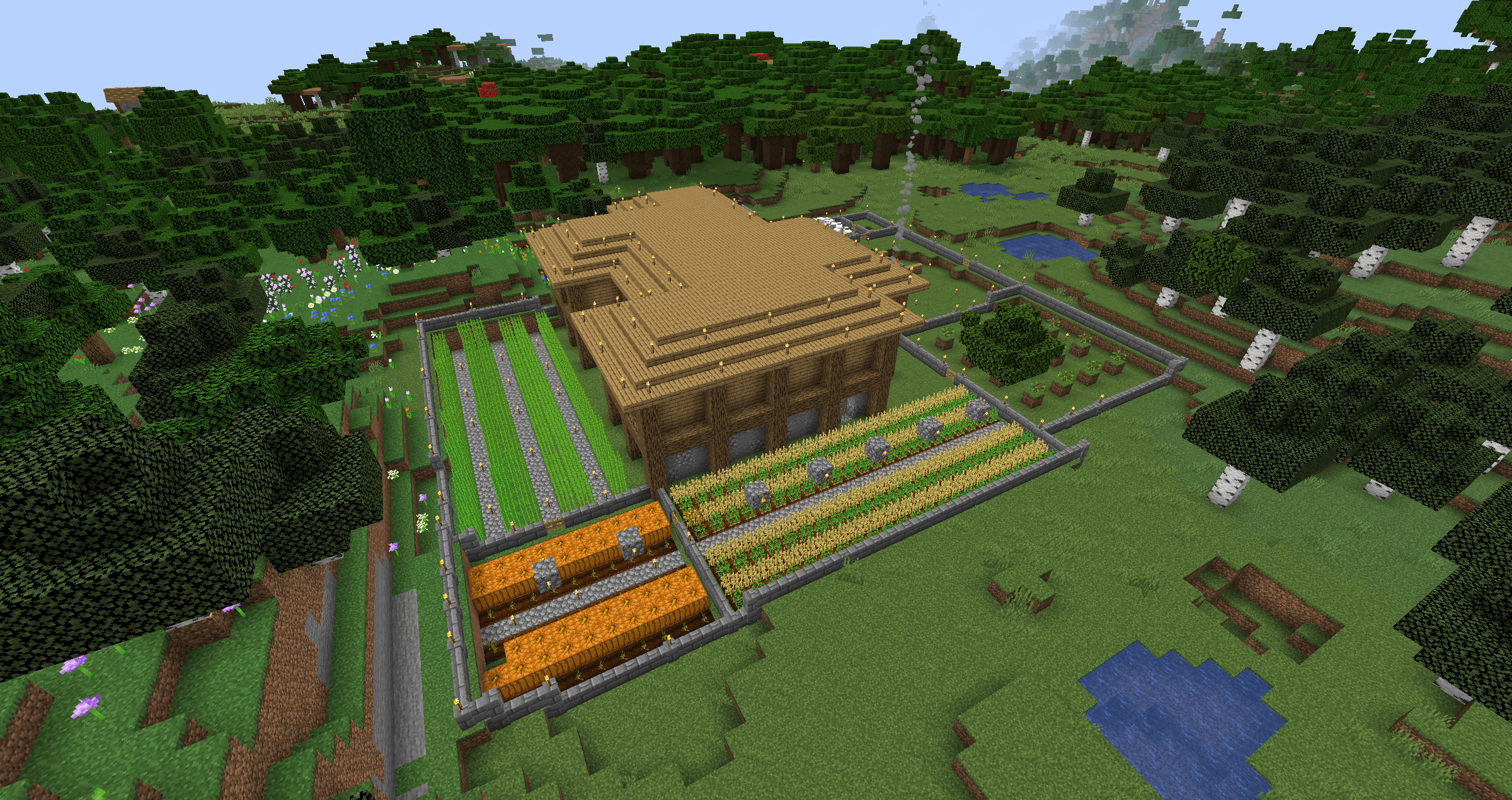 Tree Farm Ideas Minecraft