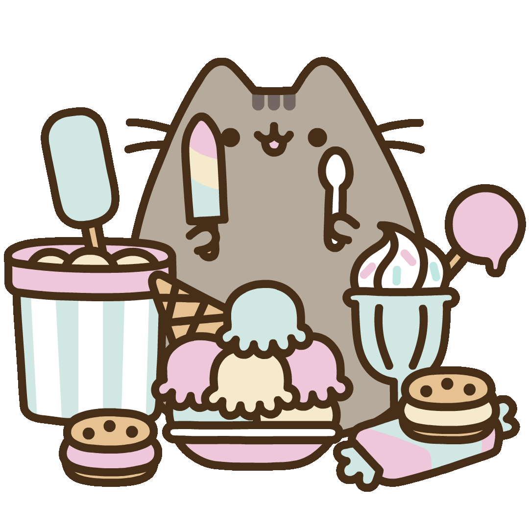 Pusheen Ice Cream Gif