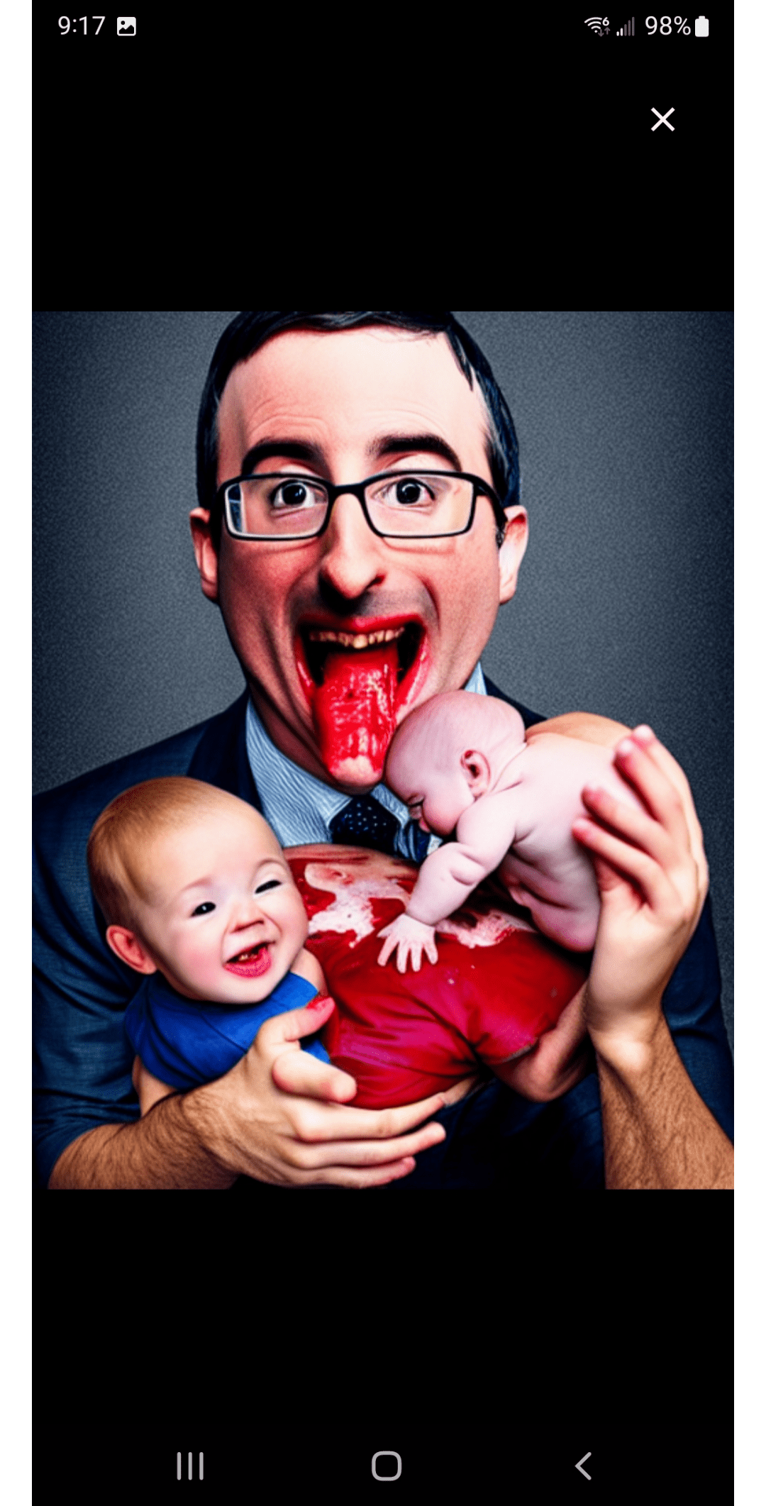 John Oliver eating babies for some reason r/johnoliver