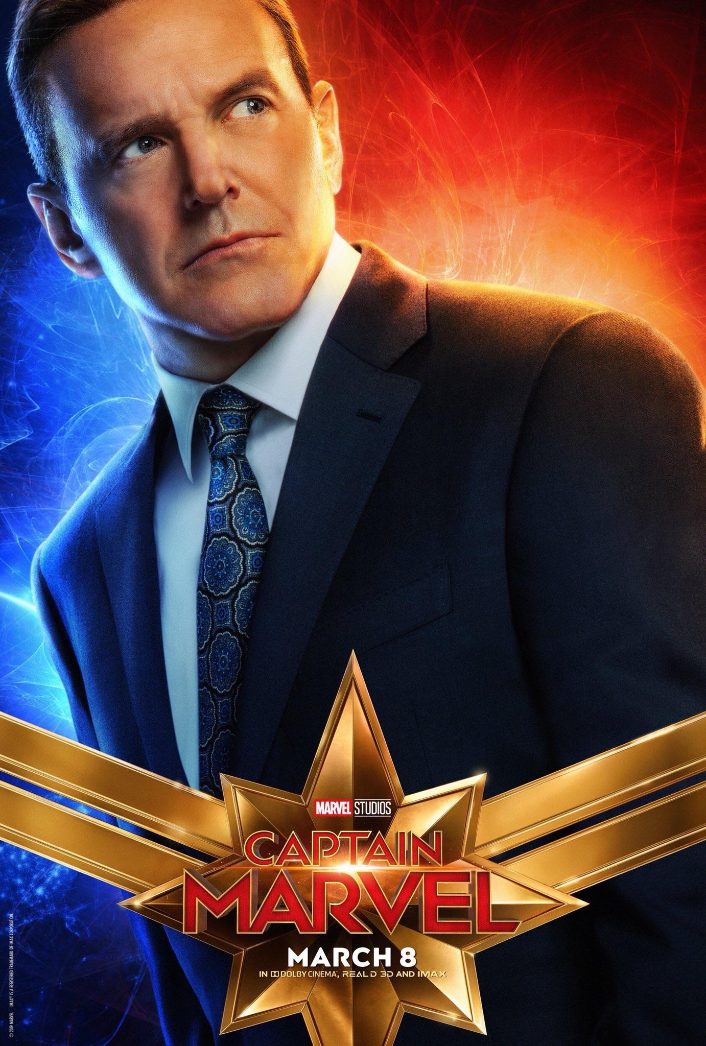 NEW PHIL COULSON CAPTAIN MARVEL CHARACTER POSTER shield