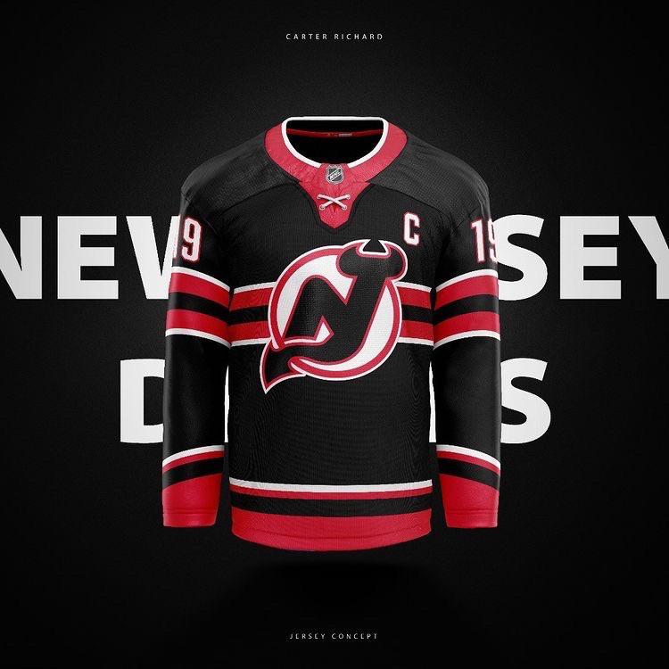 New Jersey Devils I wish they have always used black as their home