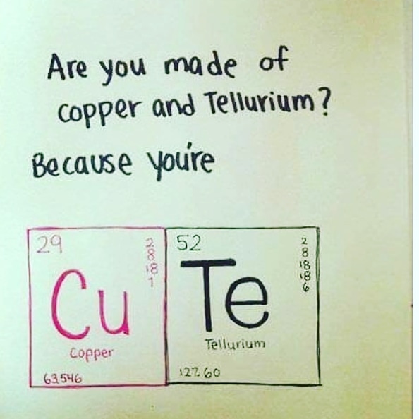 New pick up line found!! ScienceHumour