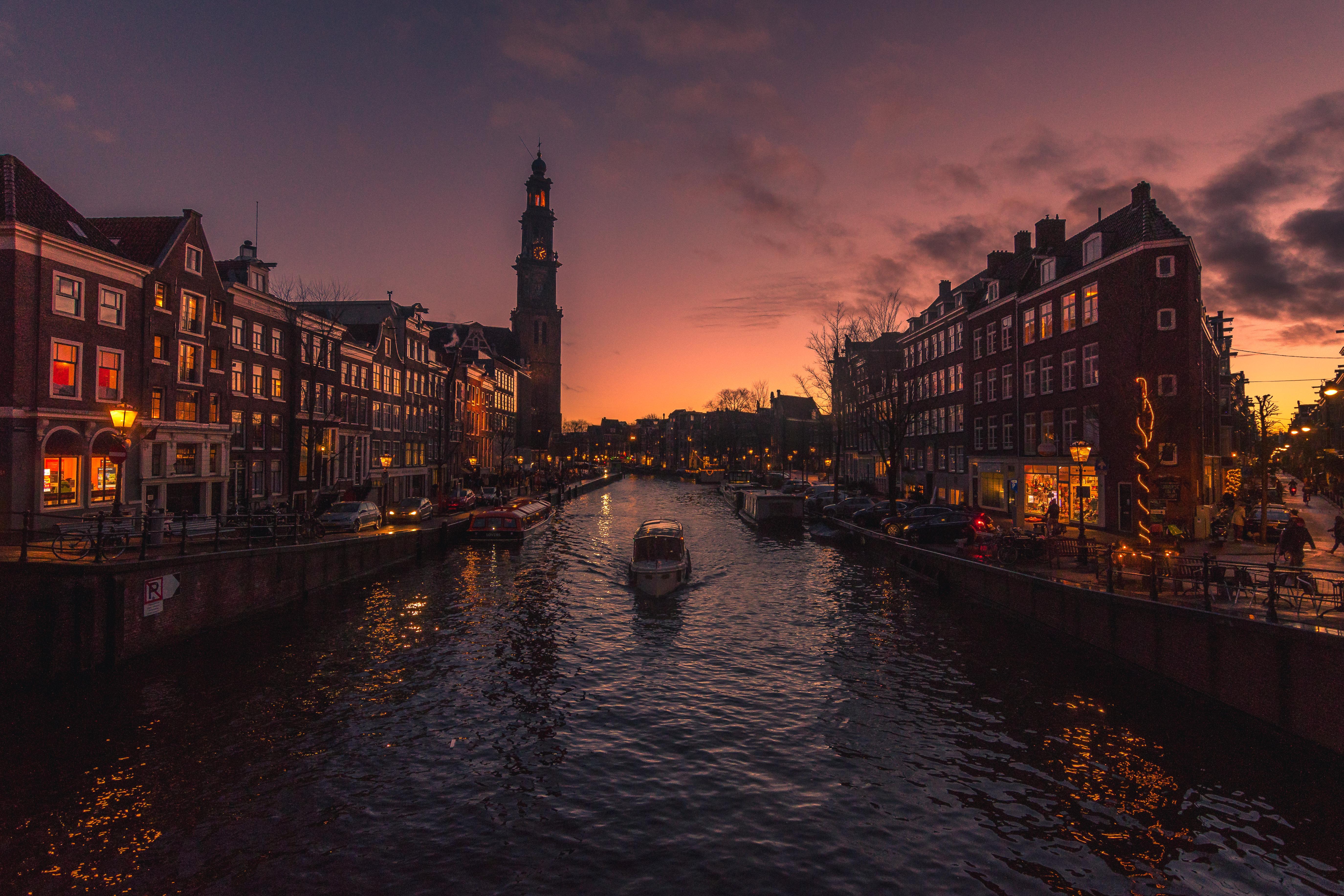 ITAP of a dreamy Sunset in Amsterdam r/itookapicture