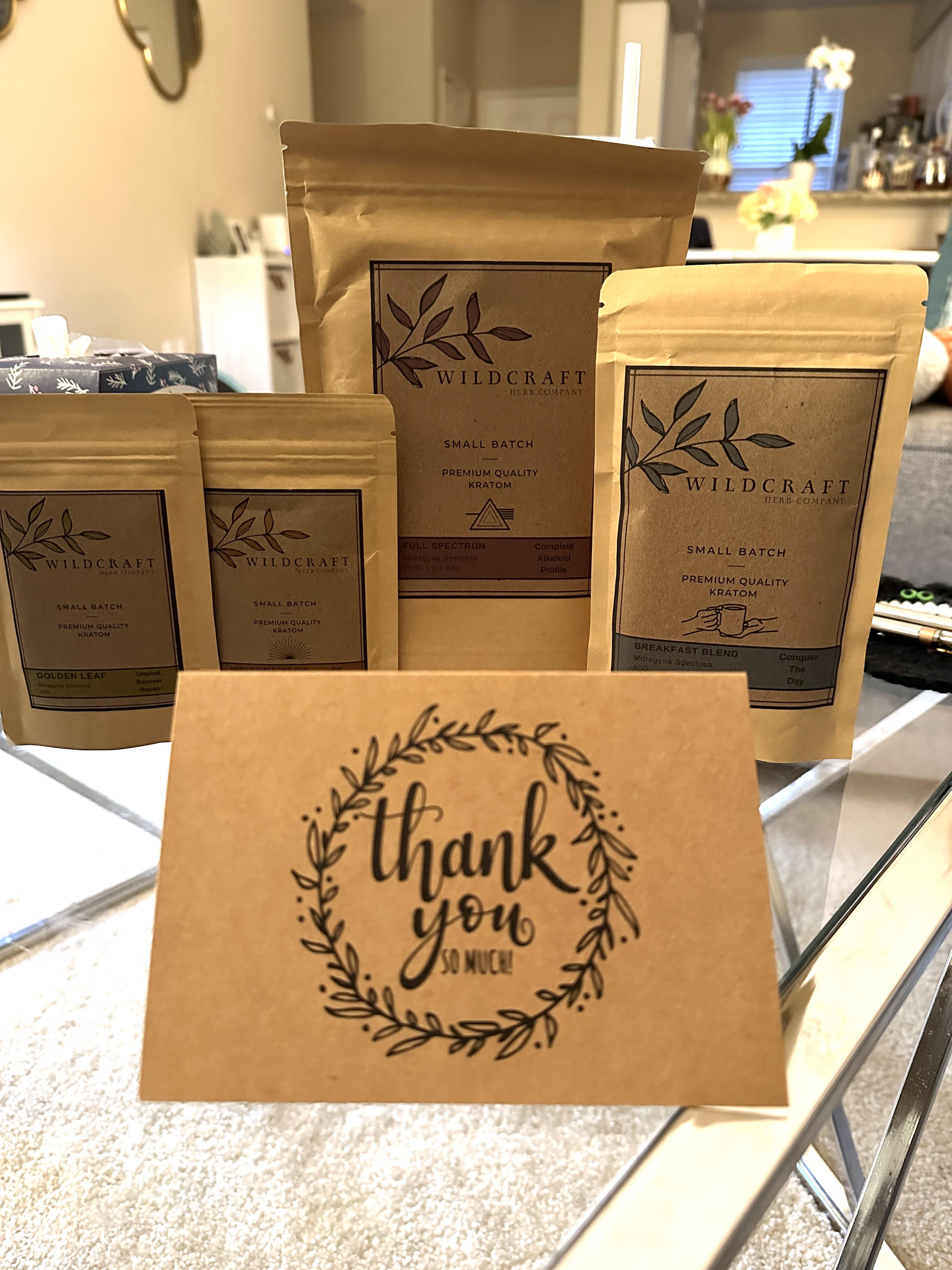 First Wildcraft order r/kratomreview100