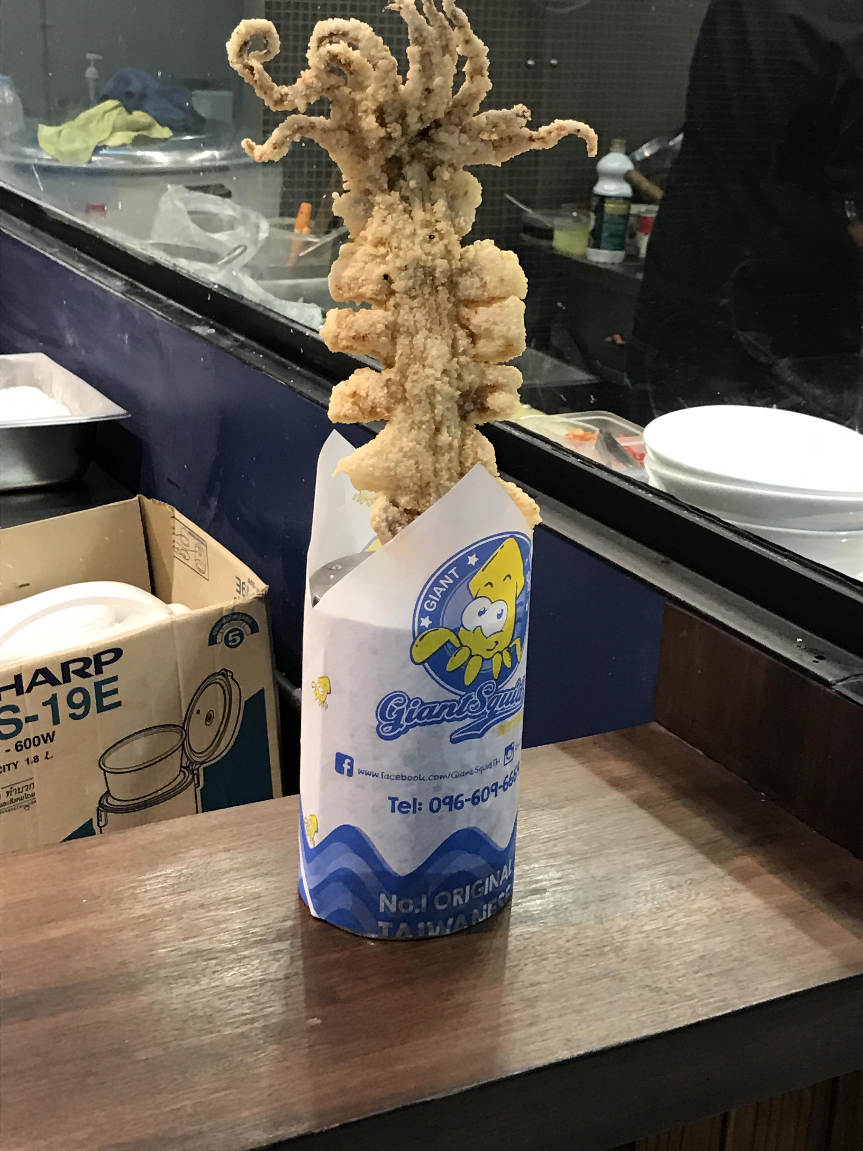 [I ate] giant fried squid r/food