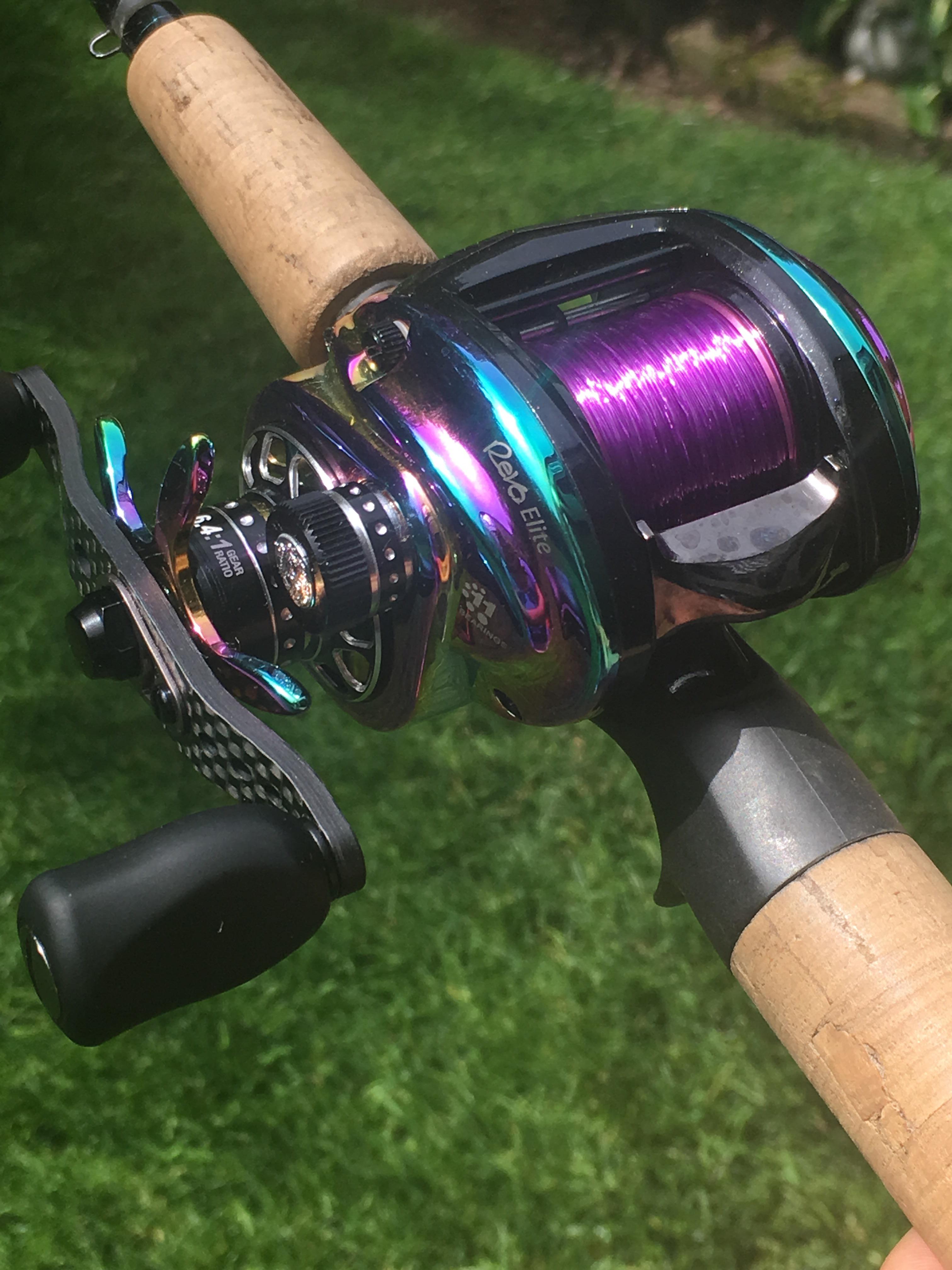 Reel update / Finally decided on Wychwood Deep Purple Fluorocarbon for my Abu Garcia Revo Aurora