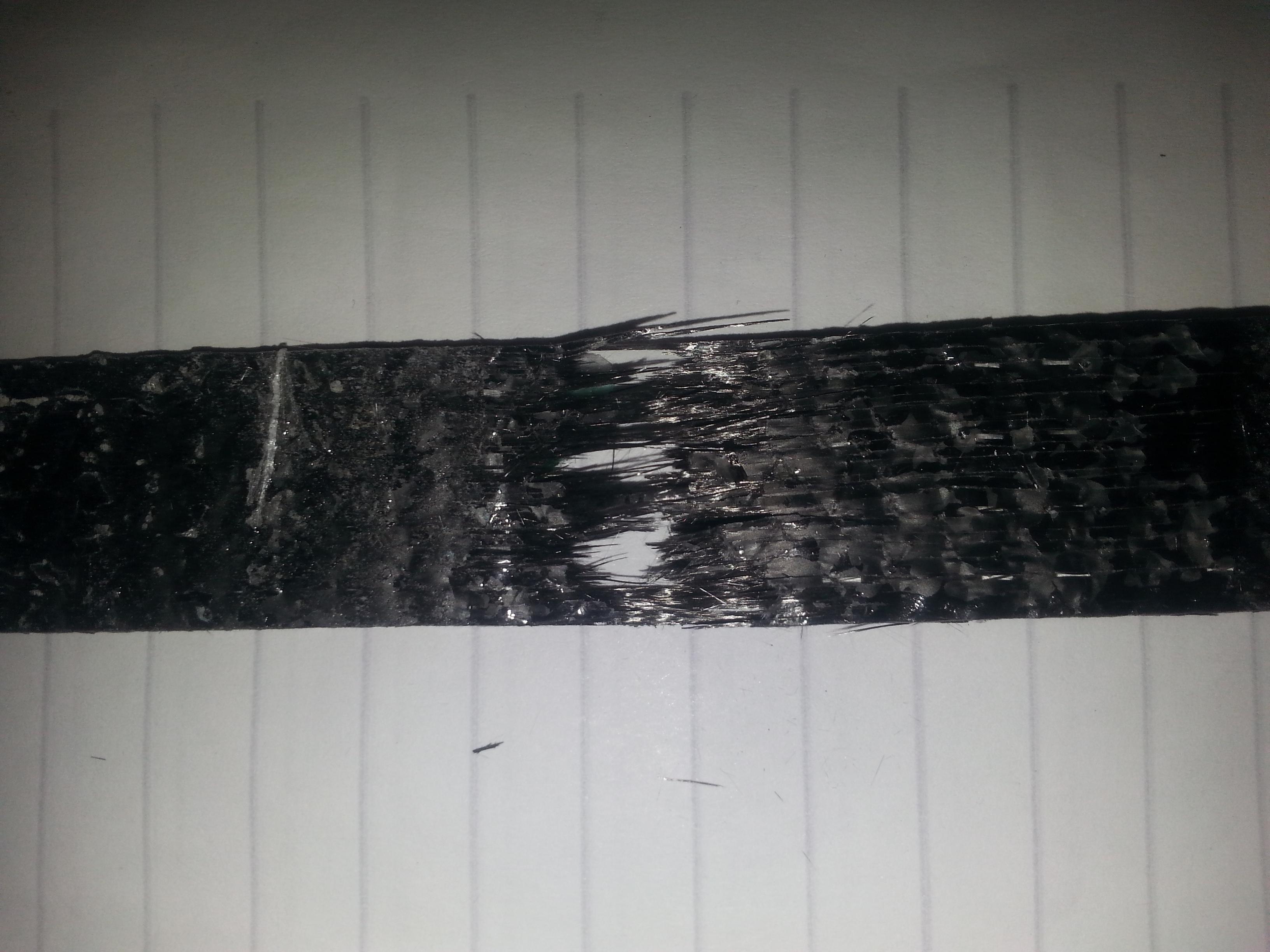 How Broken Carbon Fiber Looks r/pics