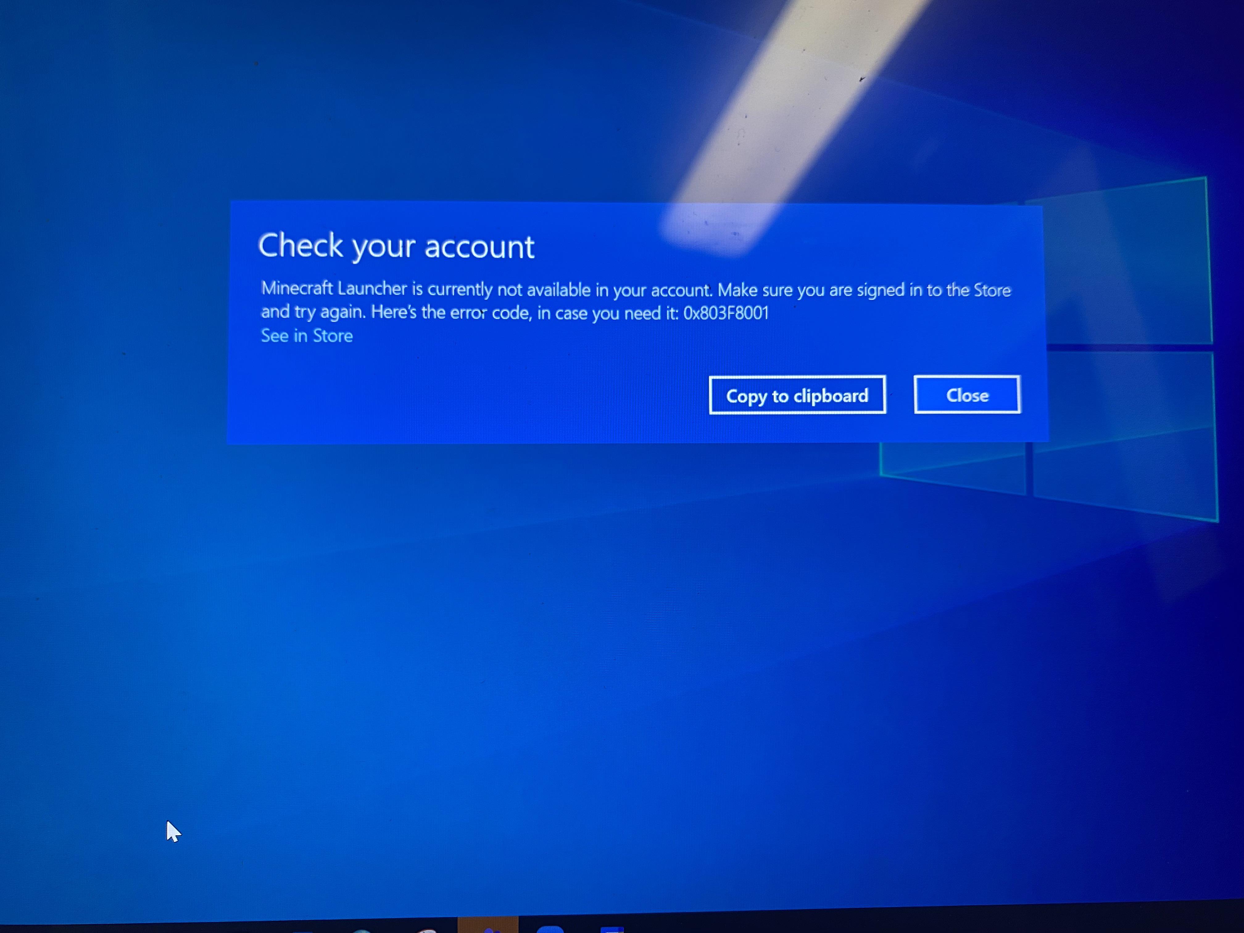 Why does this error keep popping up when I try to install minecraft? (I