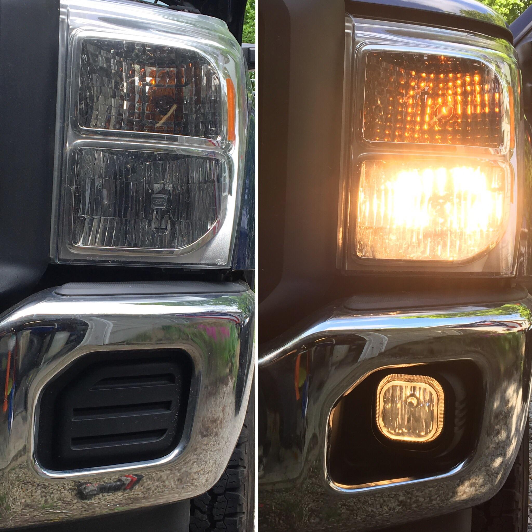Fog light upgrade on my 2012 f250 : r/Trucks