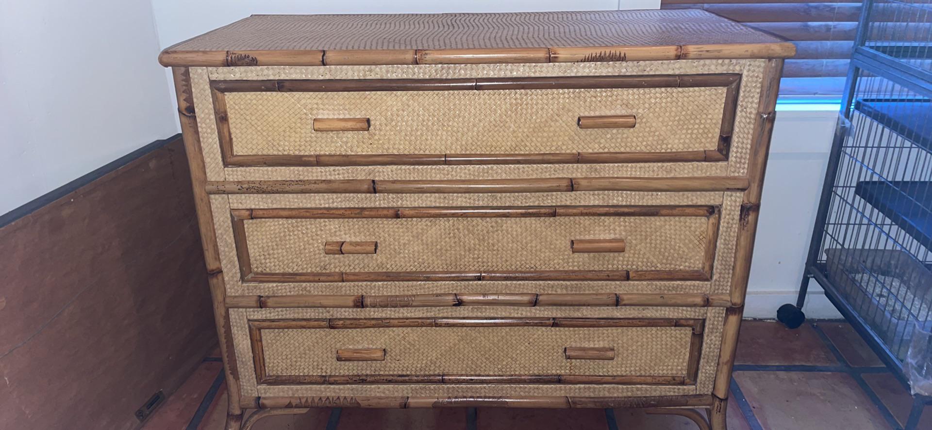 Bamboo & seagrass dresser Philippines furniture