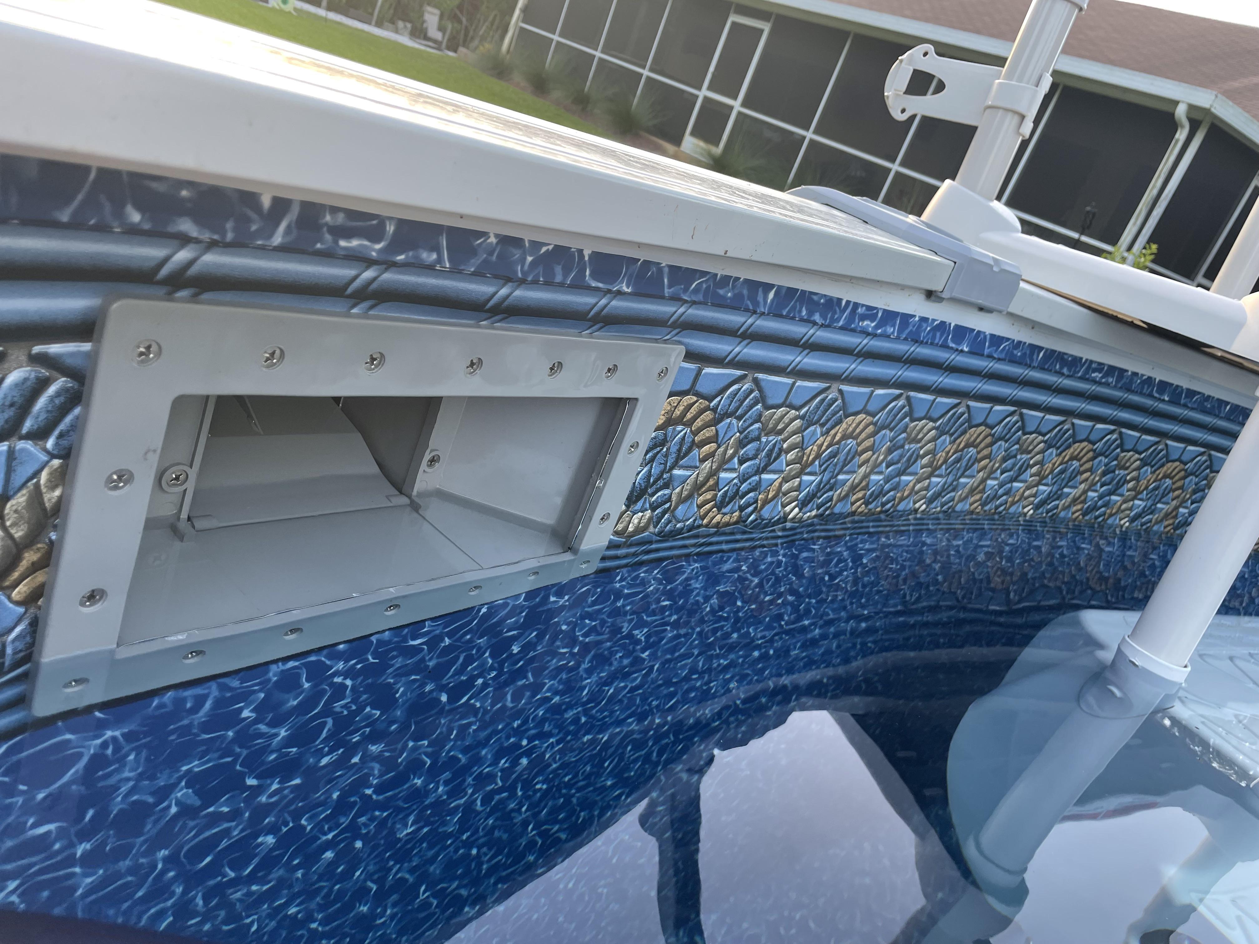 Where to attach vacuum? Just had a doughboy above ground installed. All