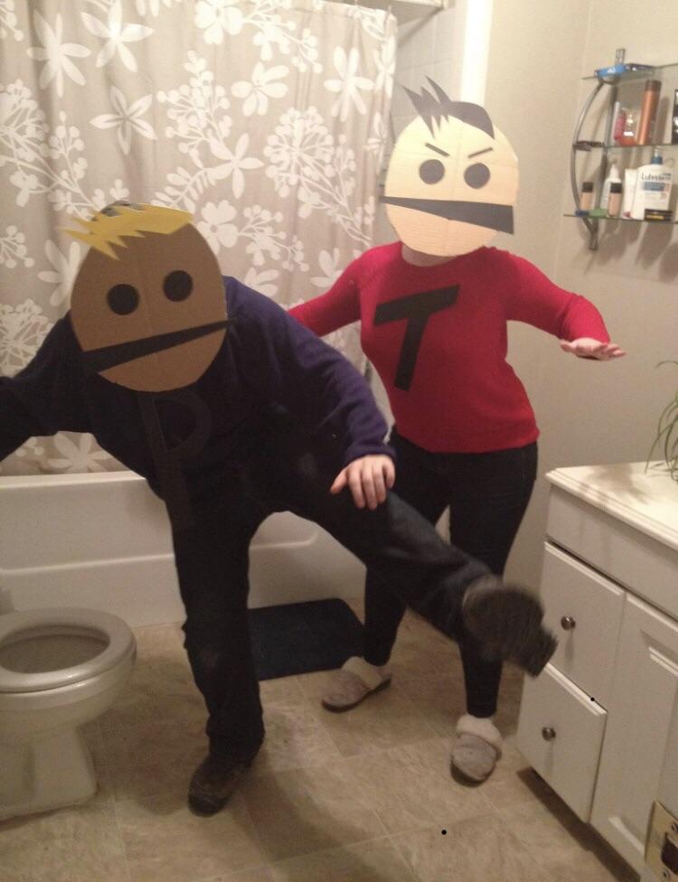 A little late our Halloween costume. We’re Canadian guy. r/southpark