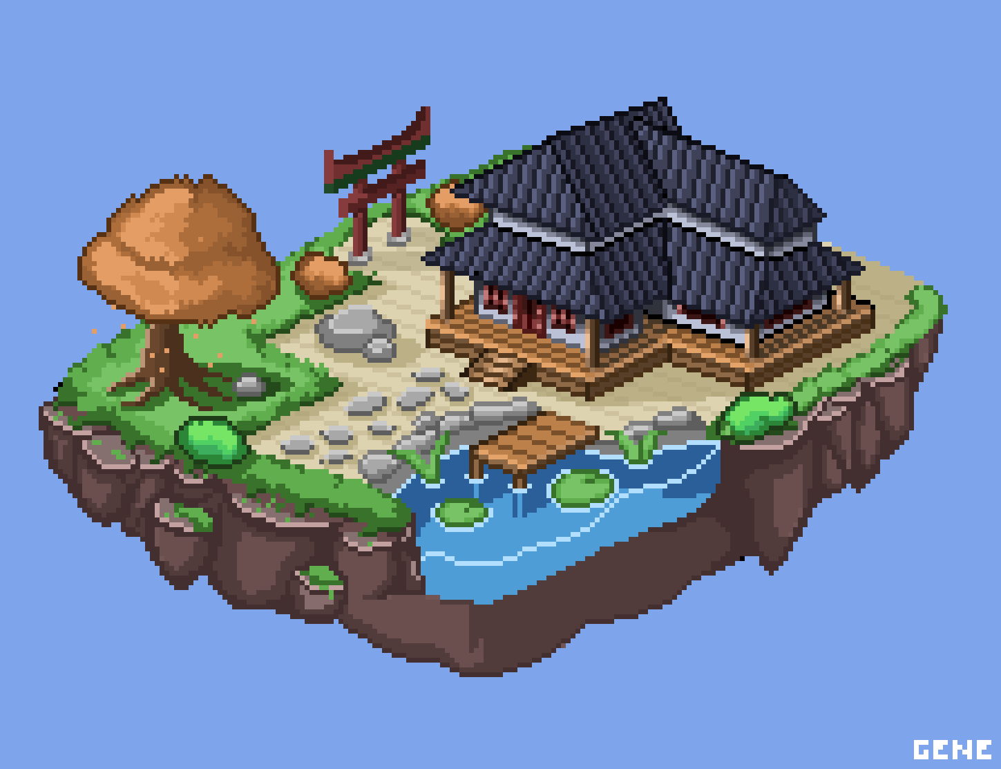 isometric pixel art by Me r/PixelArt
