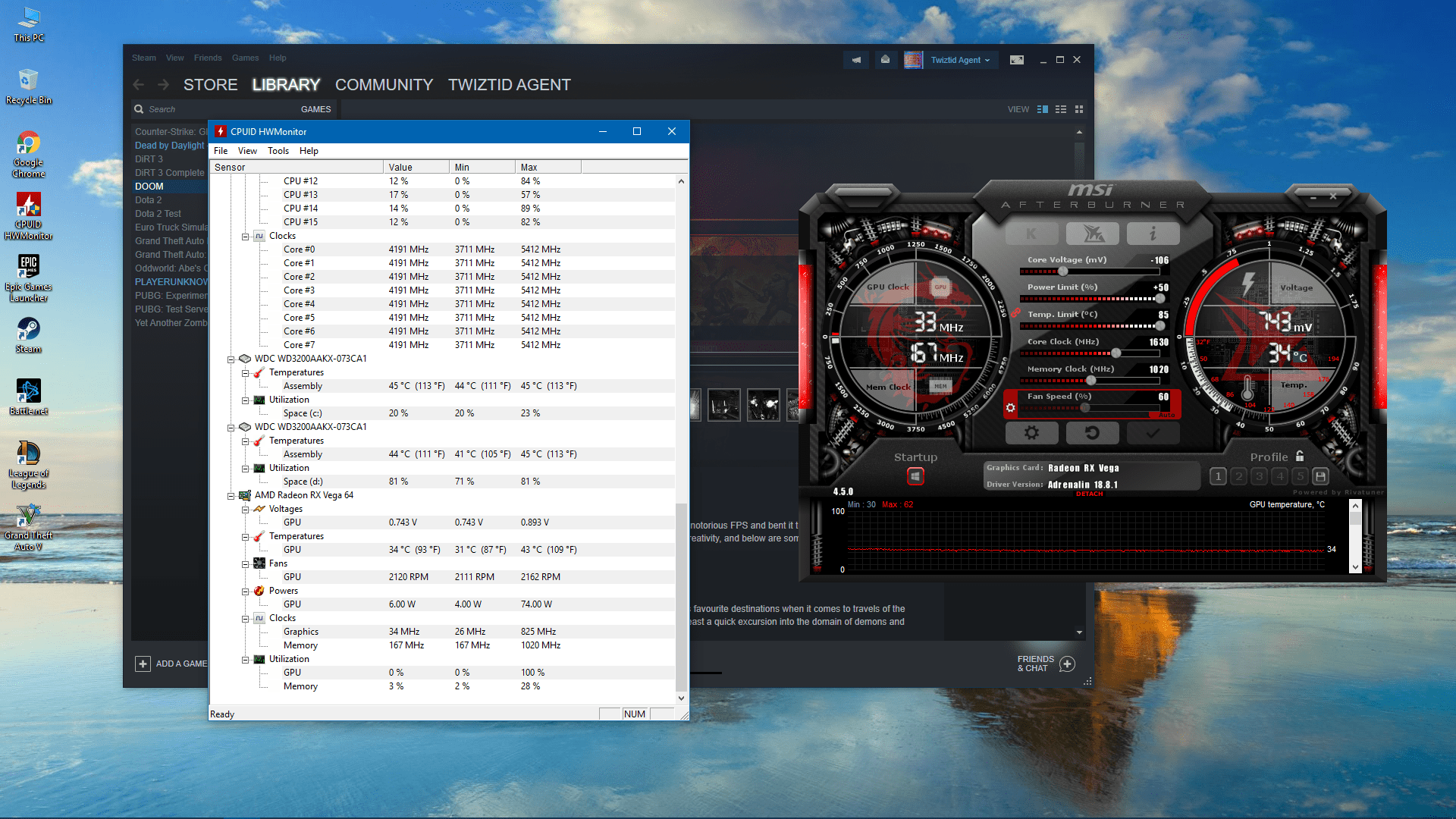 Vega 64 isnt rendering Doom fast enough (GPU Lag) r/Amd