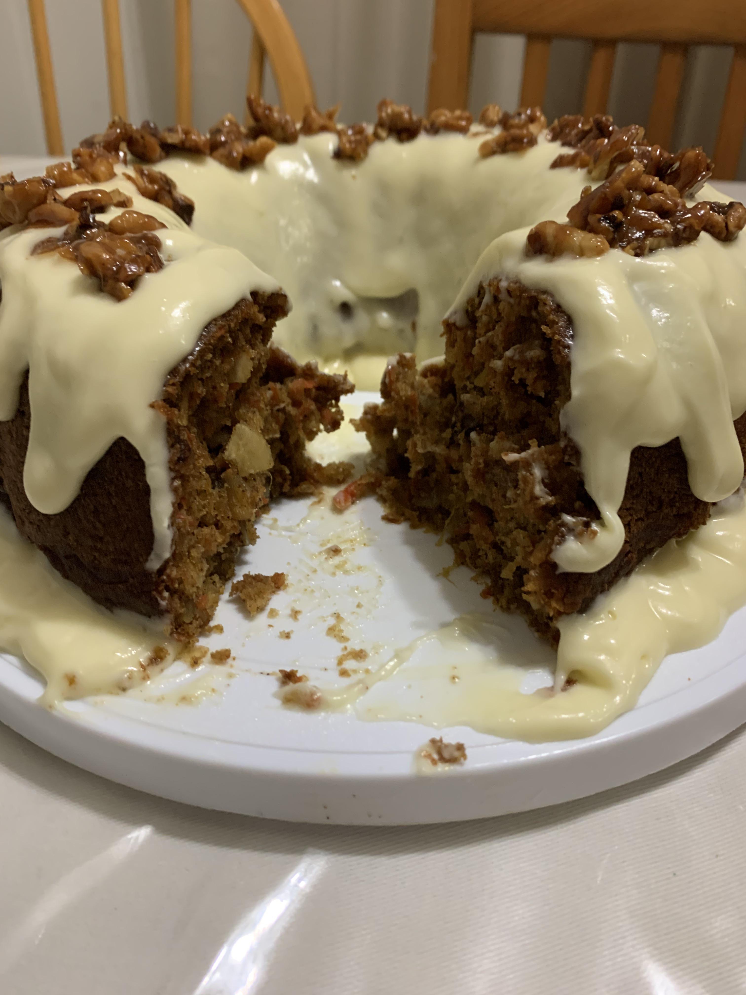 Caved in and made the Infamous divorce cake! Might have gone a bit