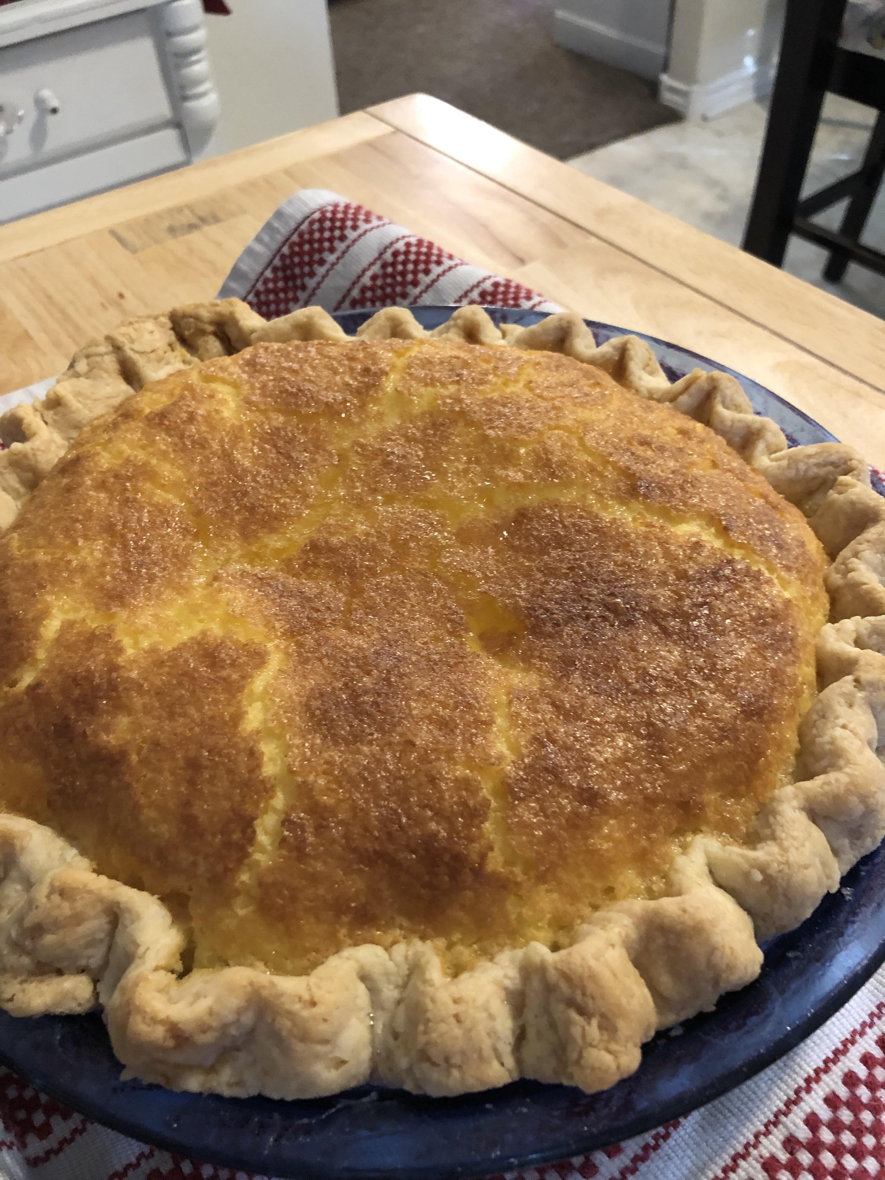 Buttermilk Pie! r/FoodPorn